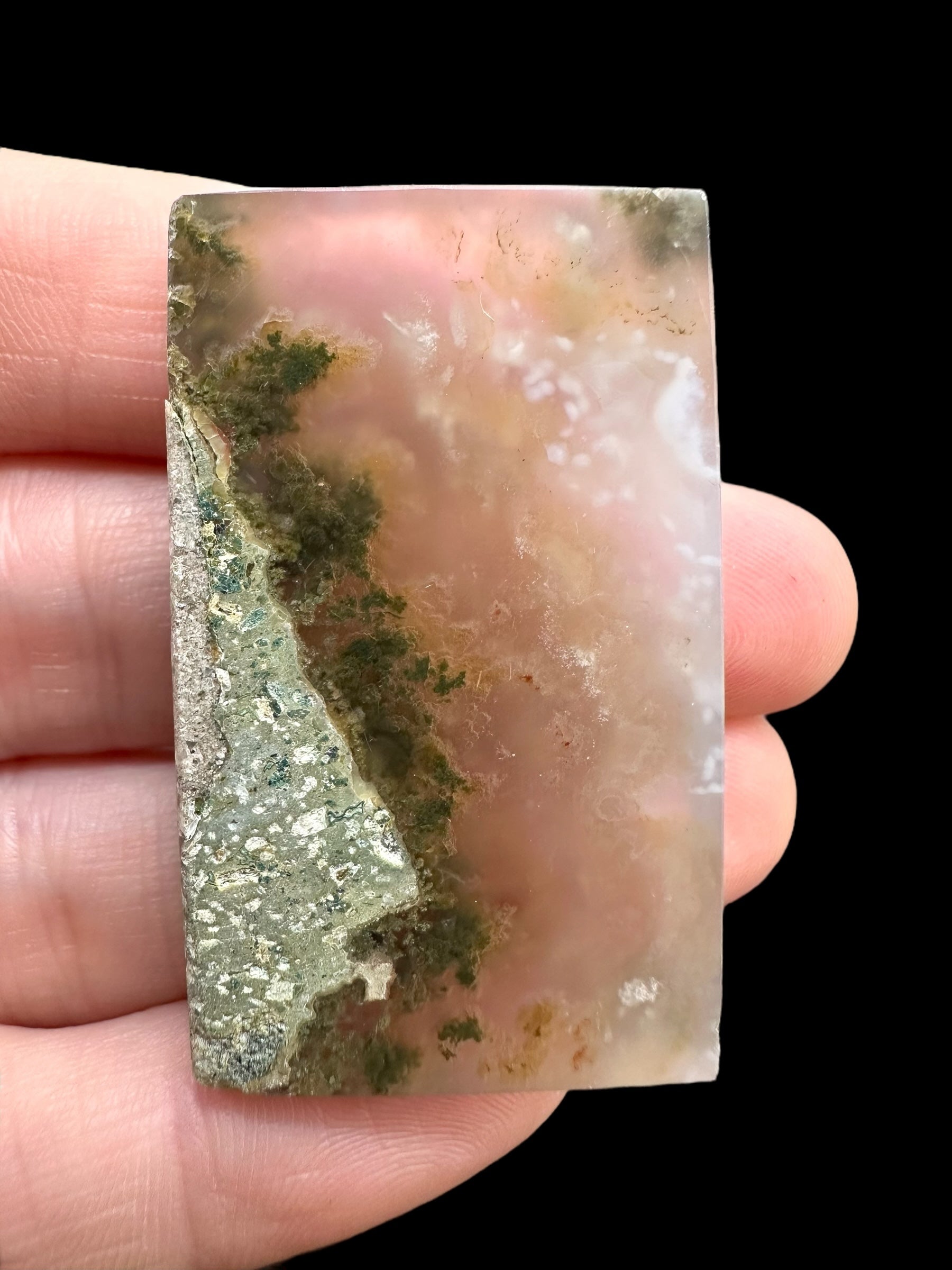 Moos agate plate – West Java, Indonesia - MECH157