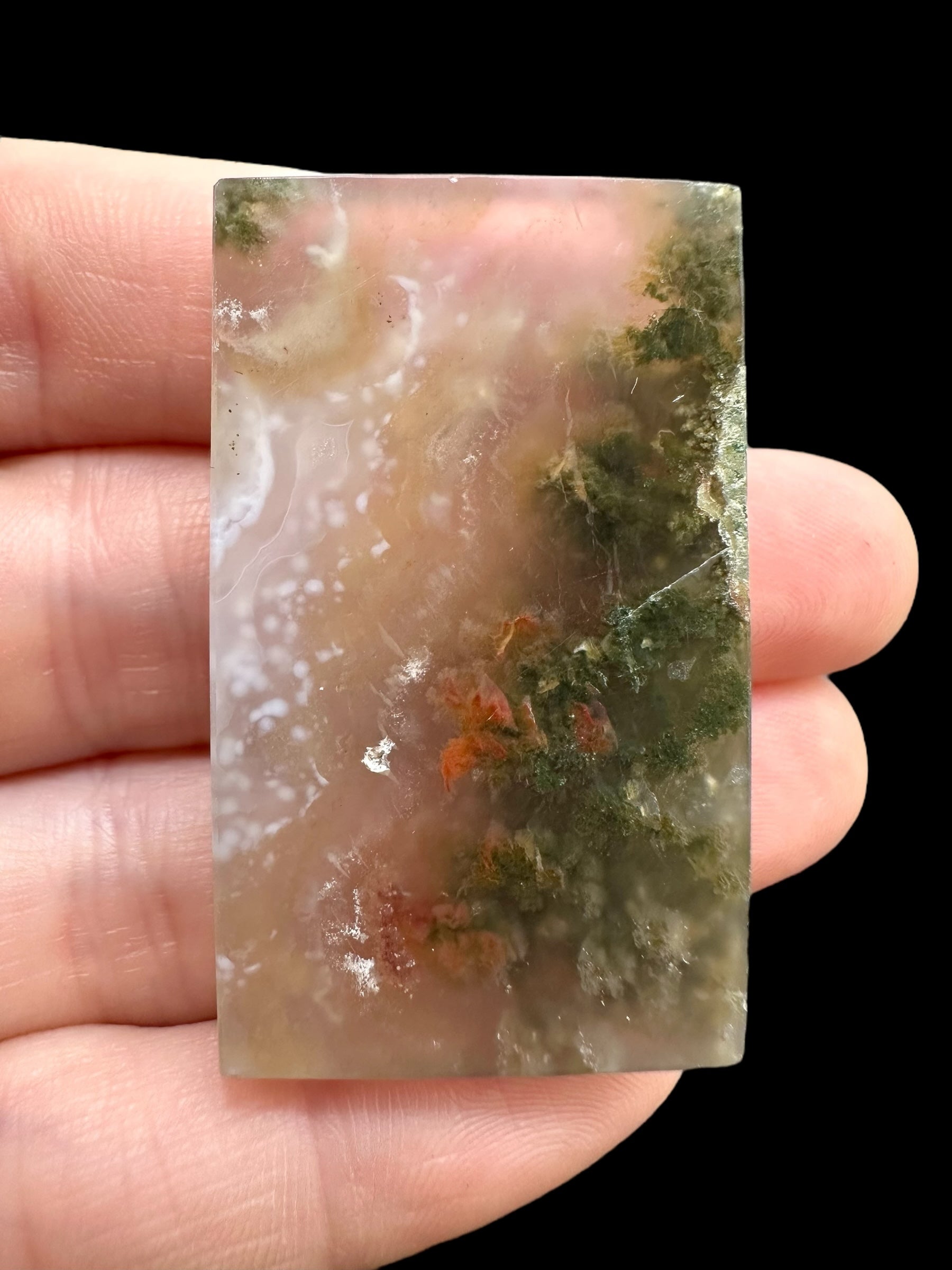 Moos agate plate – West Java, Indonesia