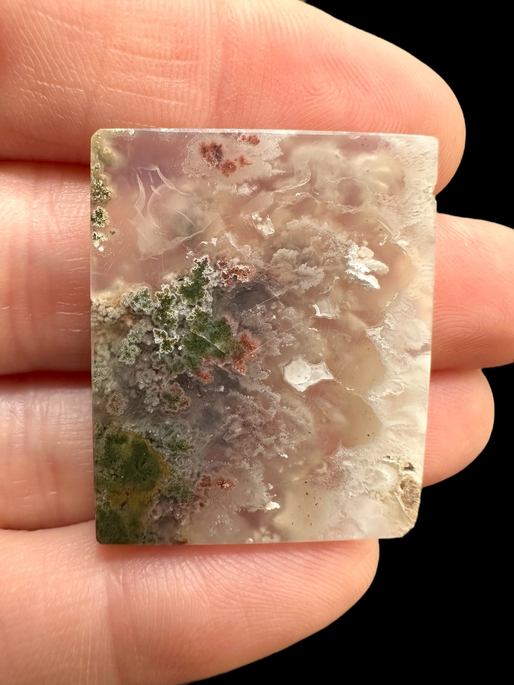 Moos agate plate – West Java, Indonesia - MECH158