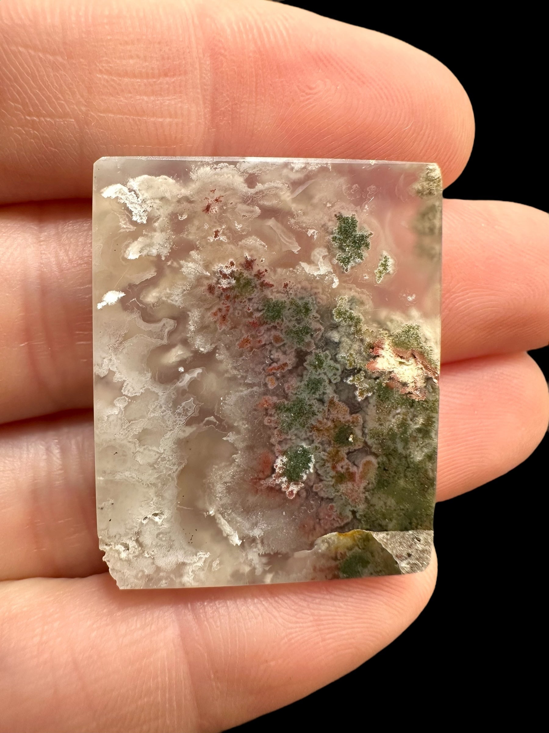 Moos agate plate – West Java, Indonesia