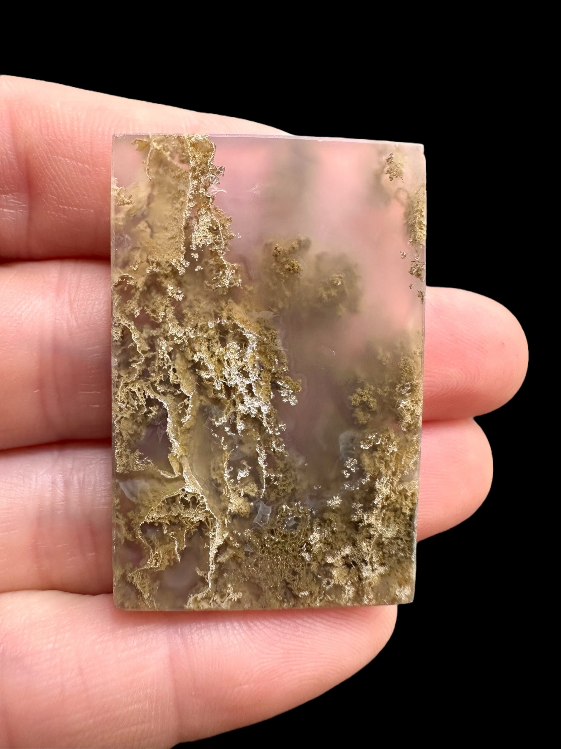 Moos agate plate – West Java, Indonesia - MECH160