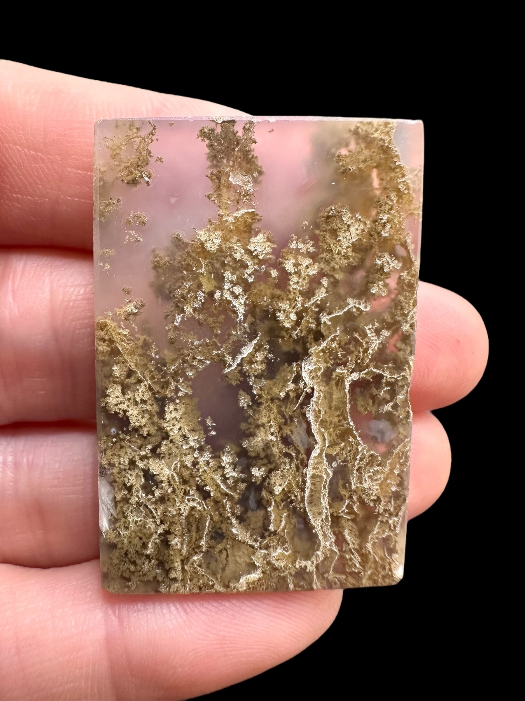 Moos agate plate – West Java, Indonesia