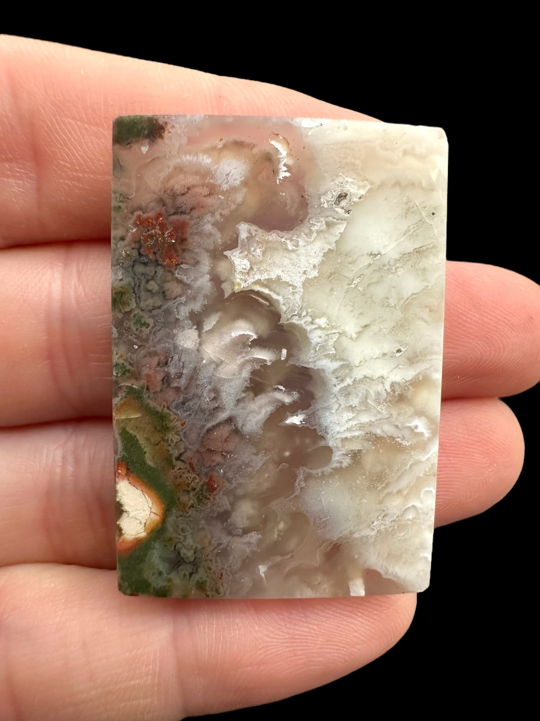 Moos agate plate – West Java, Indonesia