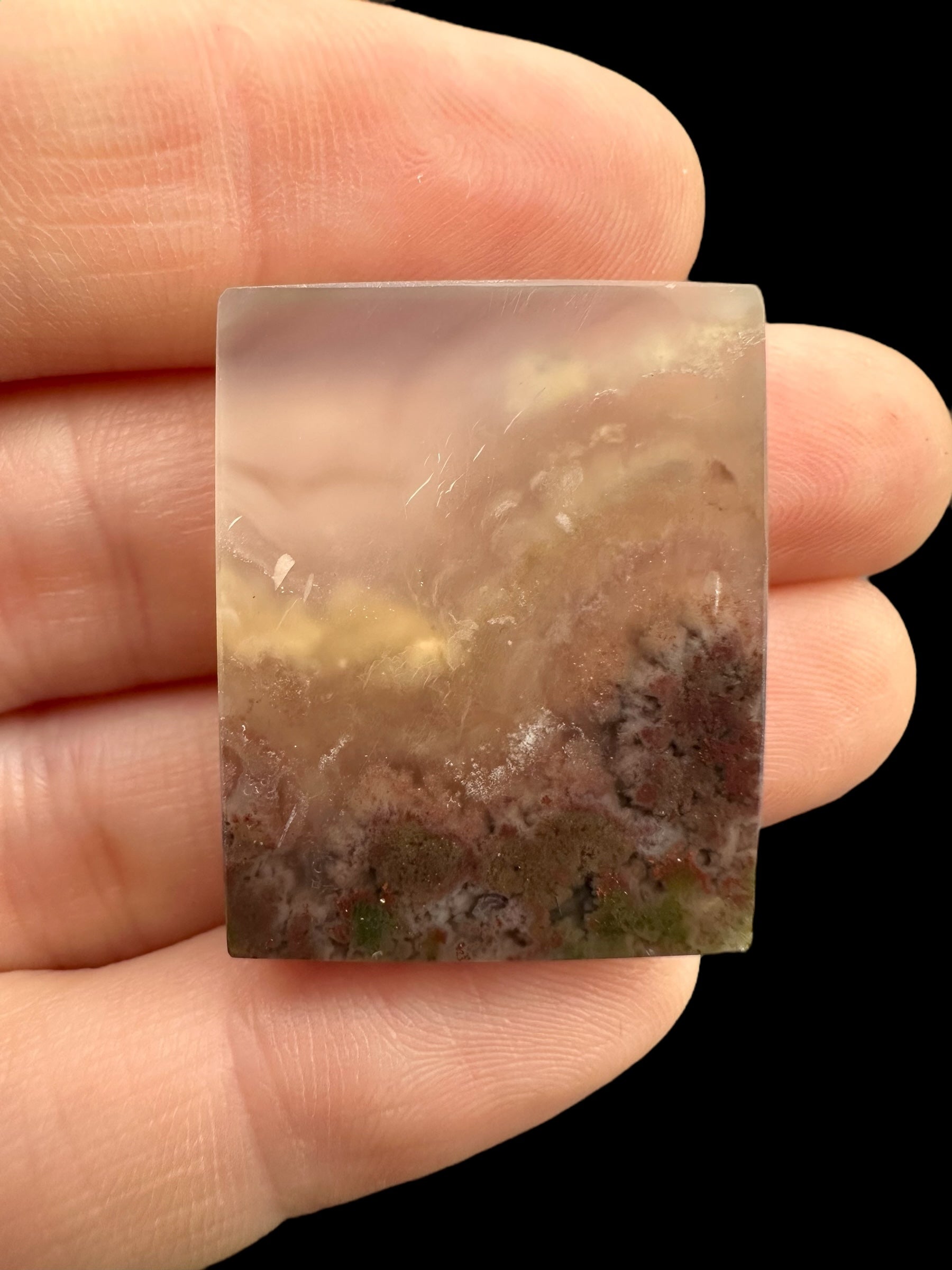 Moos agate plate – West Java, Indonesia - MECH163