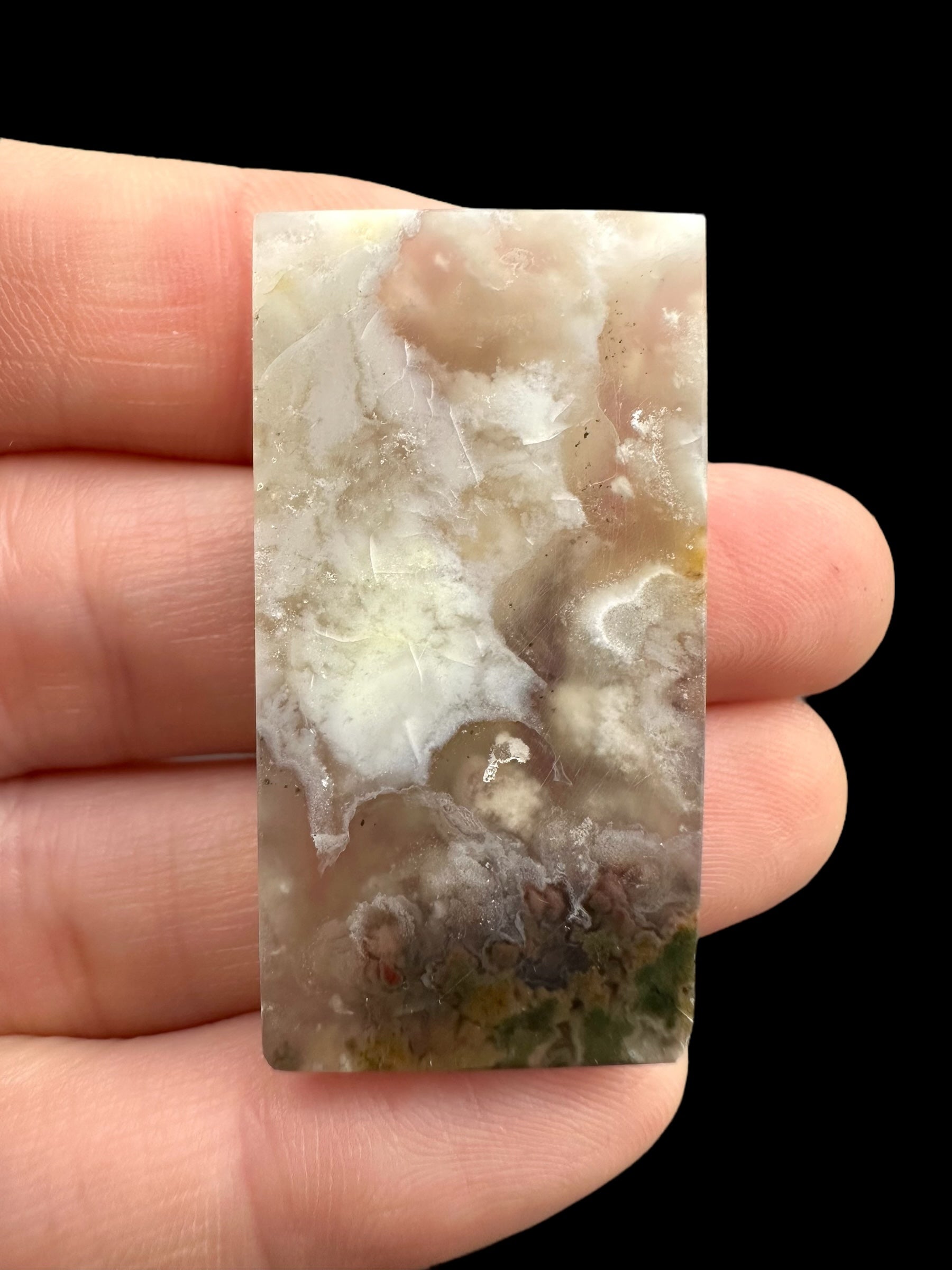 Moos agate plate – West Java, Indonesia - MECH166
