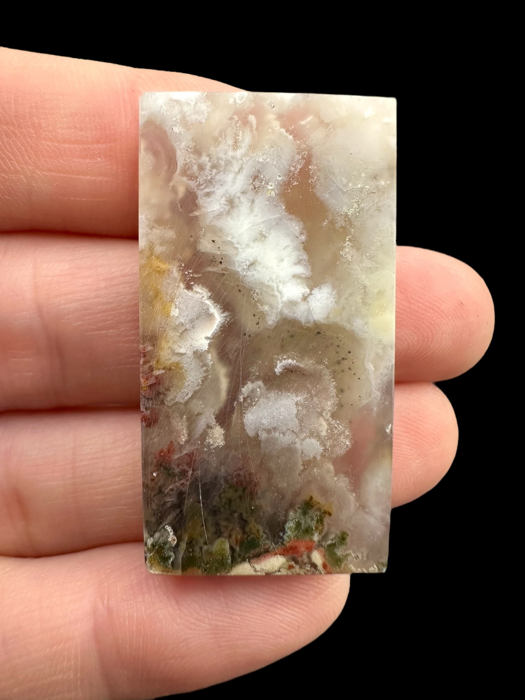 Moos agate plate – West Java, Indonesia