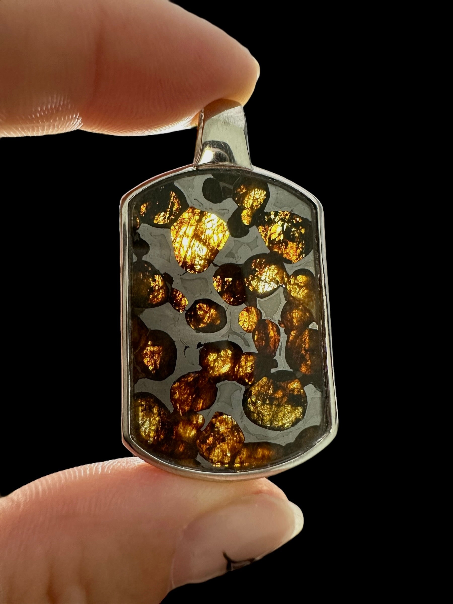 Sericho meteorite pendant - P/M061