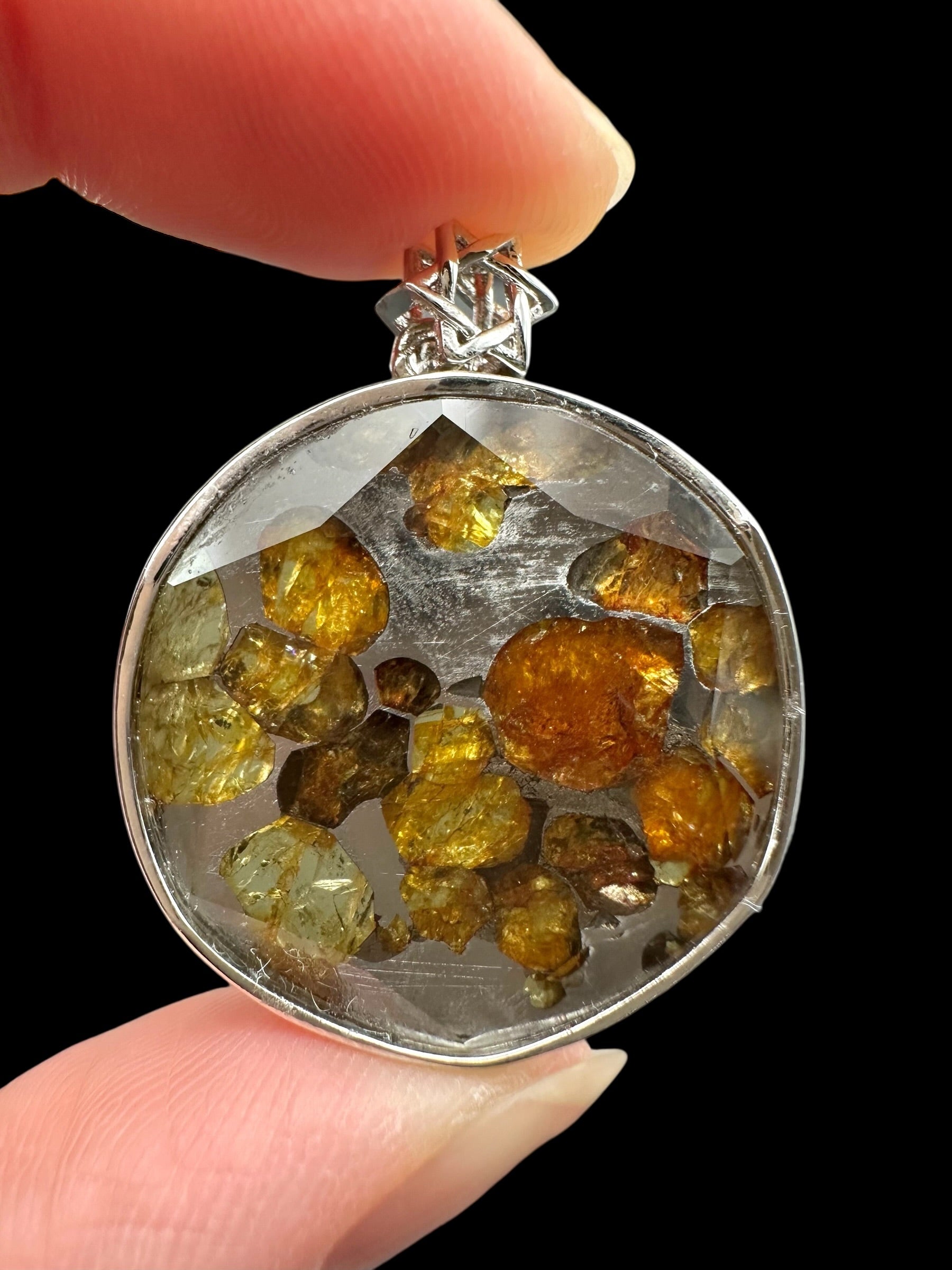 Sericho meteorite pendant - P/M063