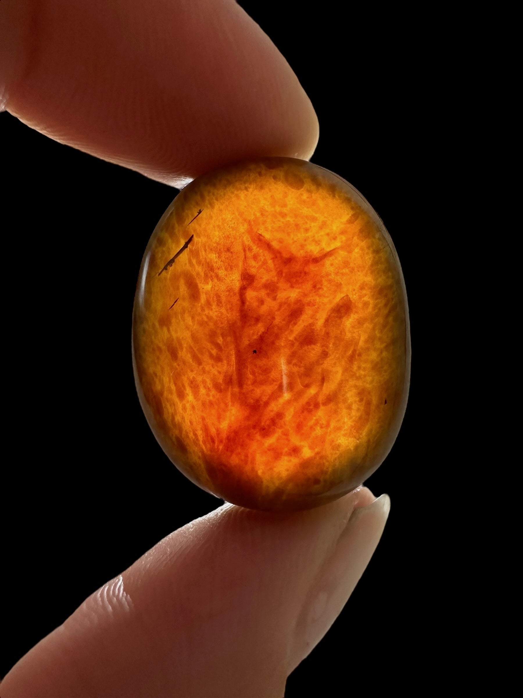 Tumbled amber – Sumatra, Indonesia - JN372