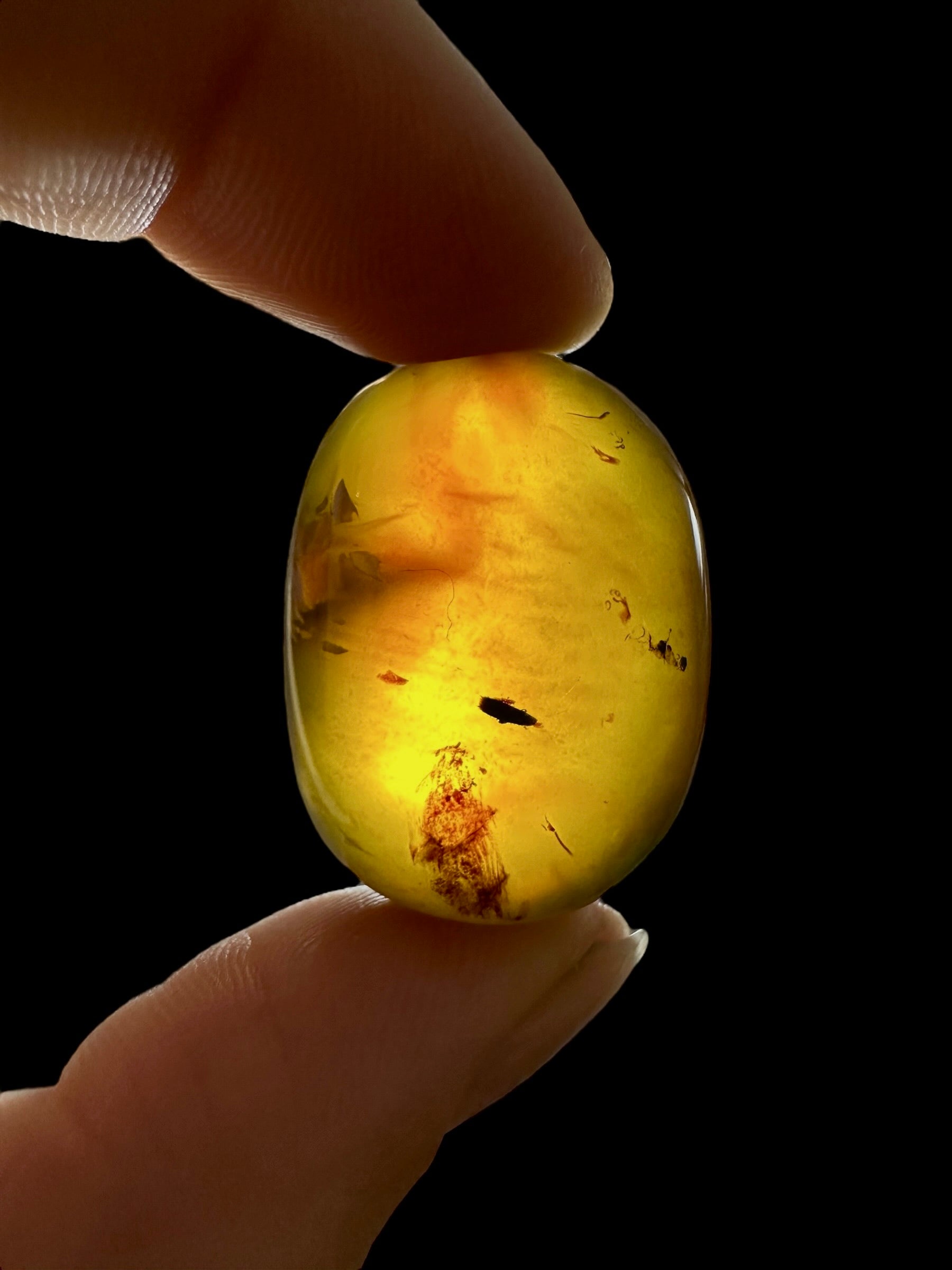 Tumbled amber – Sumatra, Indonesia - JN374