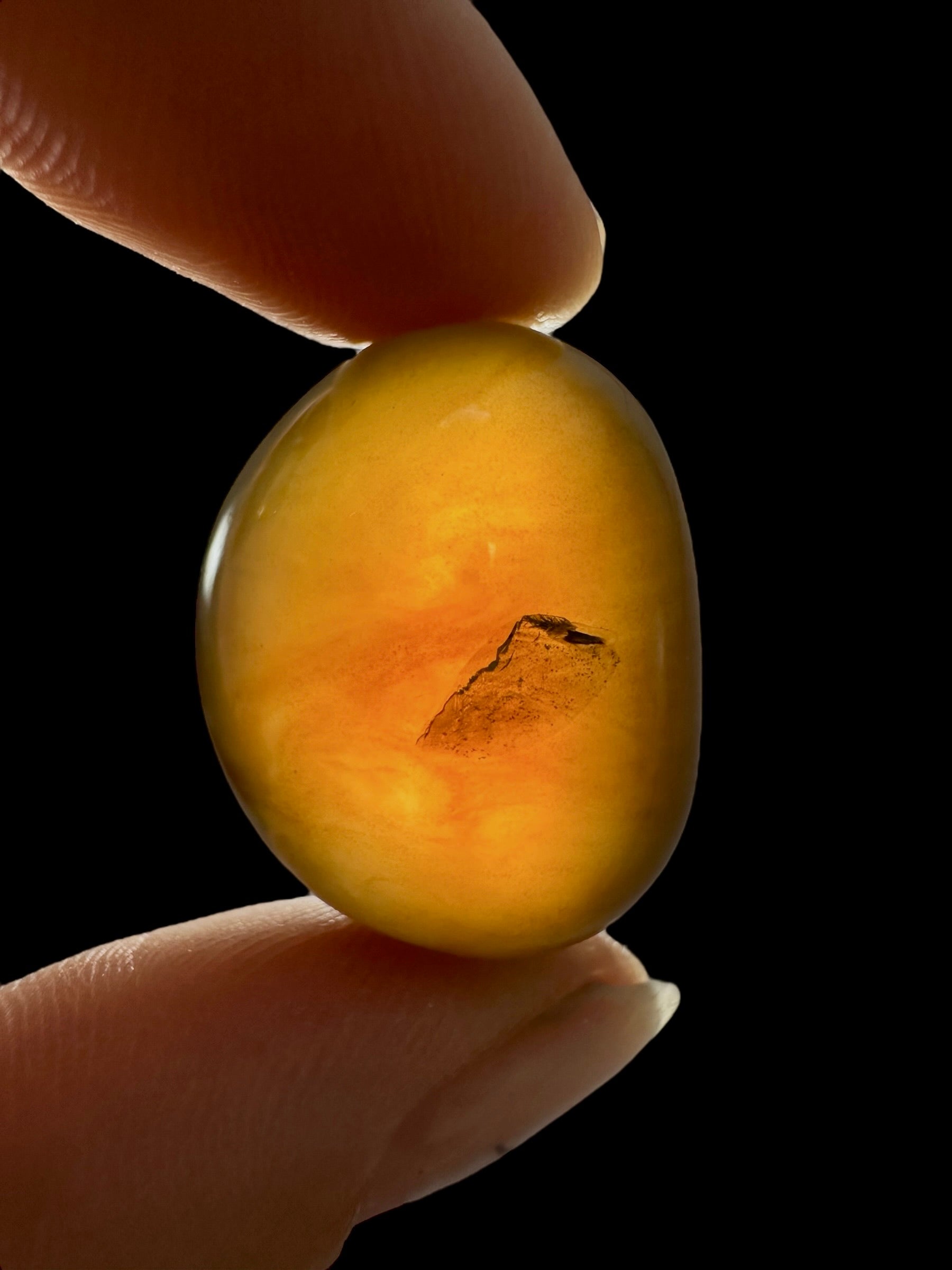 Tumbled amber – Sumatra, Indonesia - JN377