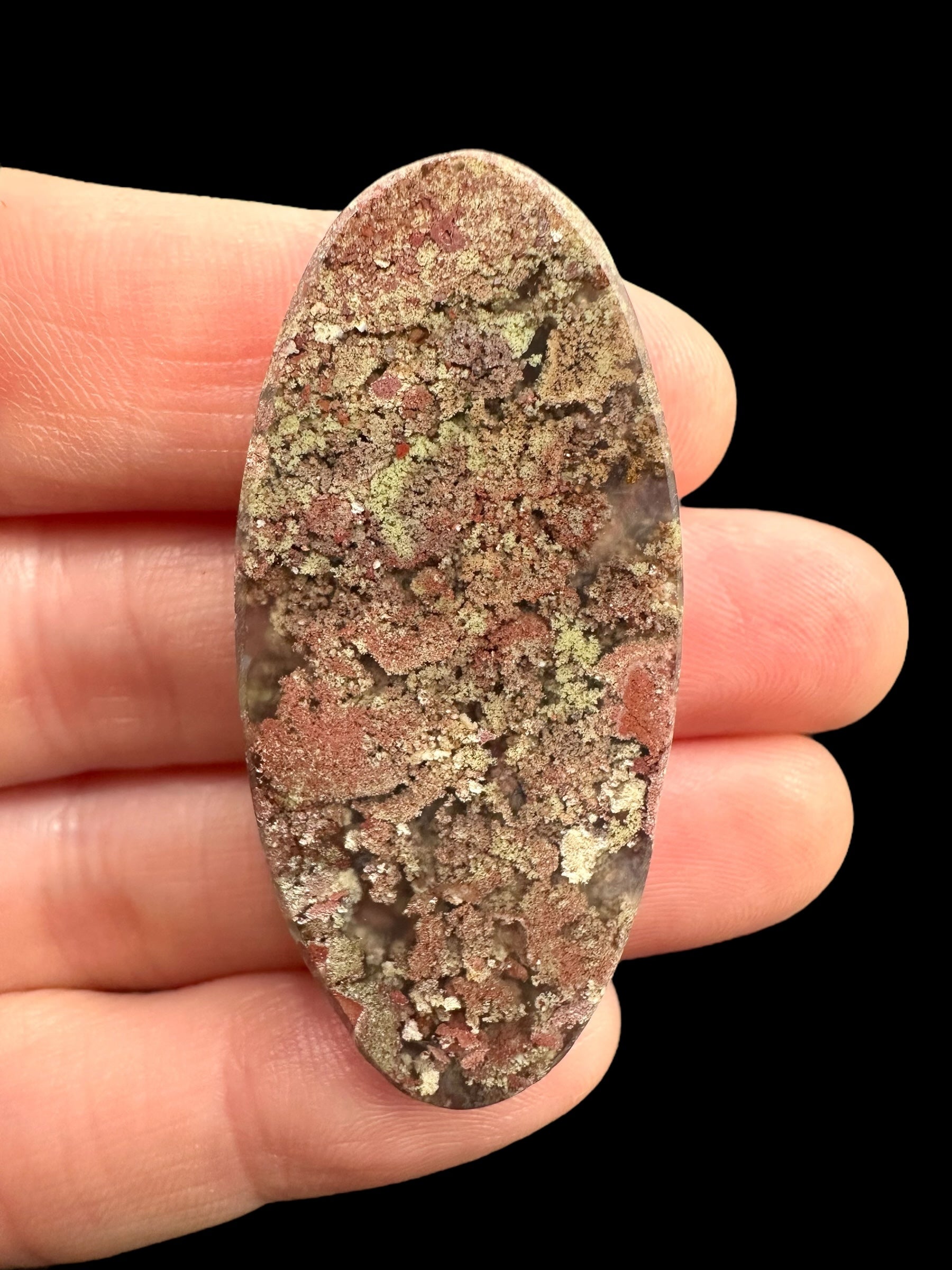 Moos agate cabochon – West Java, Indonesia - MECH168
