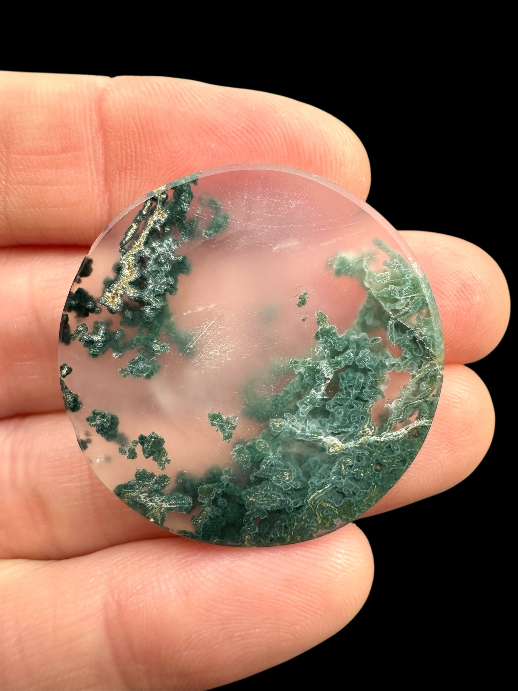 Moos agate cabochon – West Java, Indonesia - MECH169