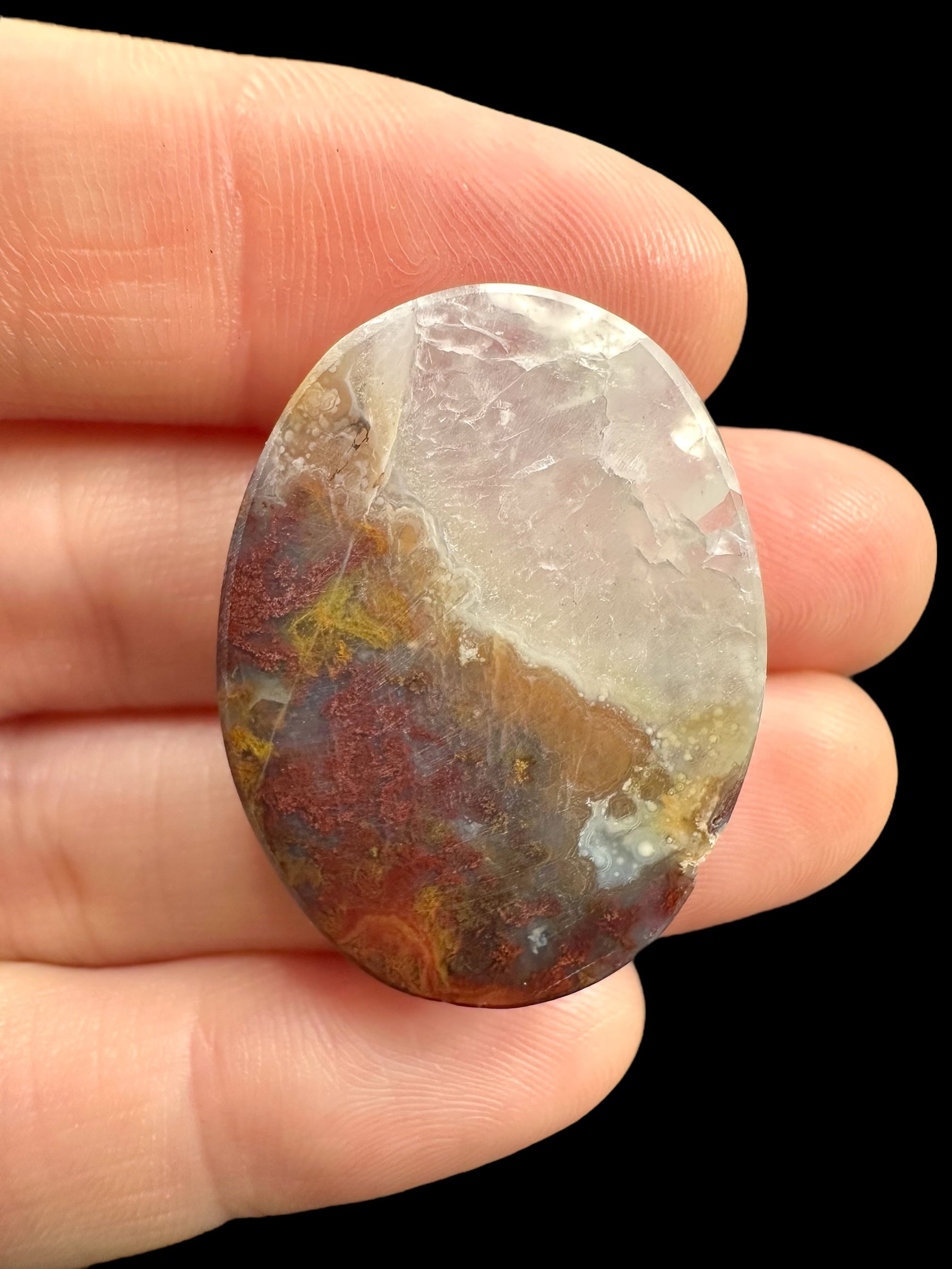 Moos agate cabochon – West Java, Indonesia - MECH174