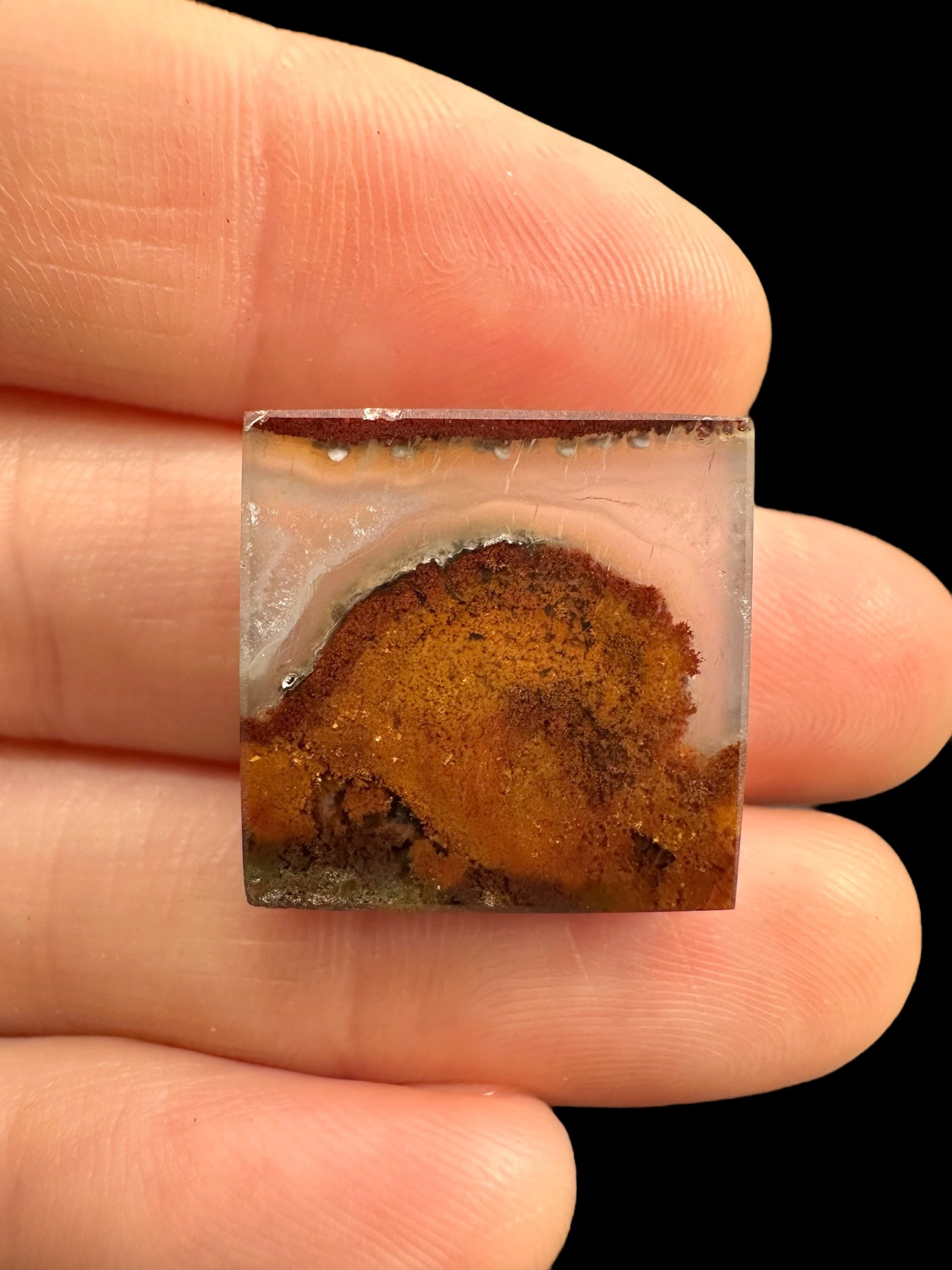 Moos agate cabochon – West Java, Indonesia - MECH175