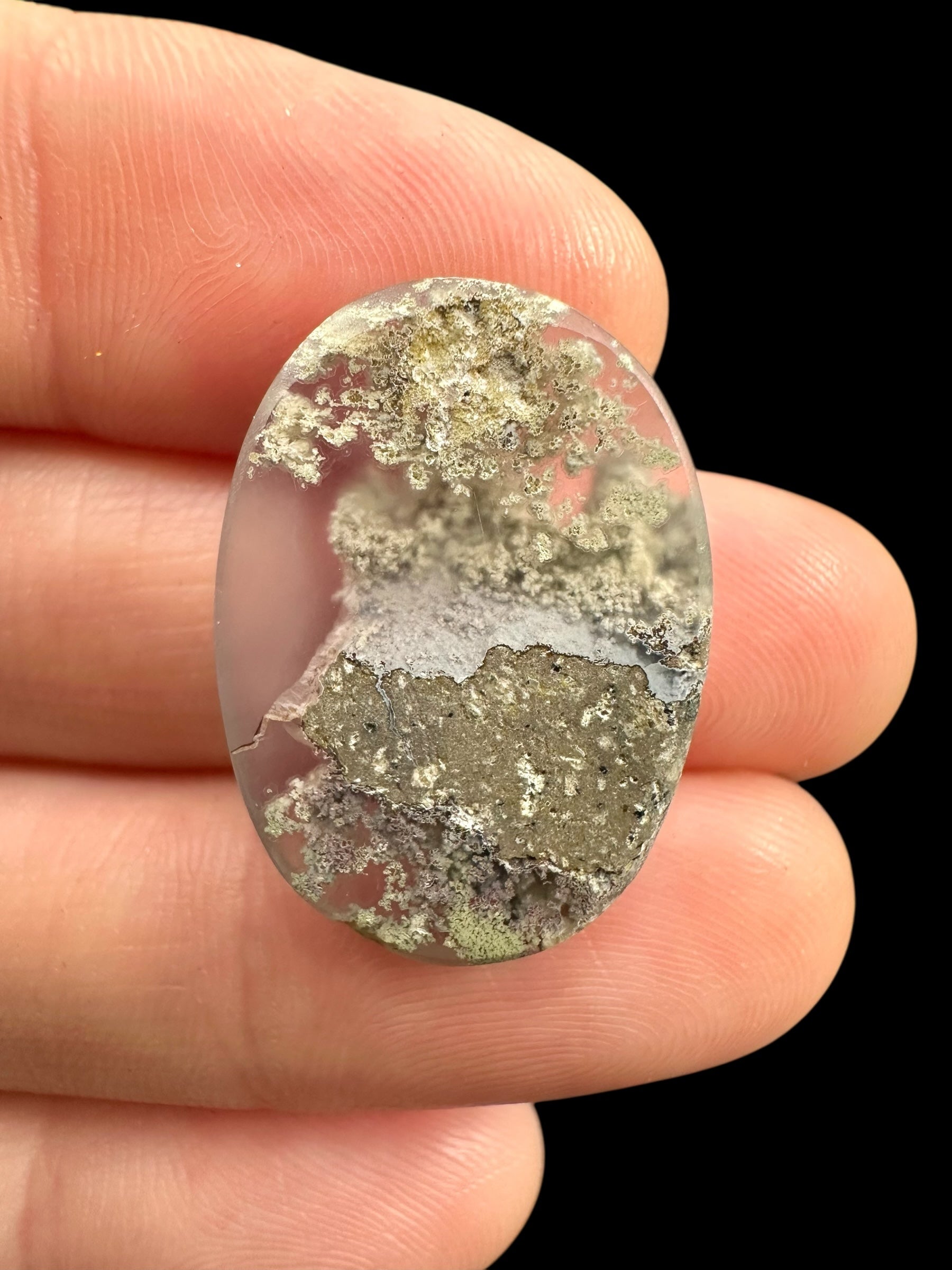 Moos agate cabochon – West Java, Indonesia - MECH177