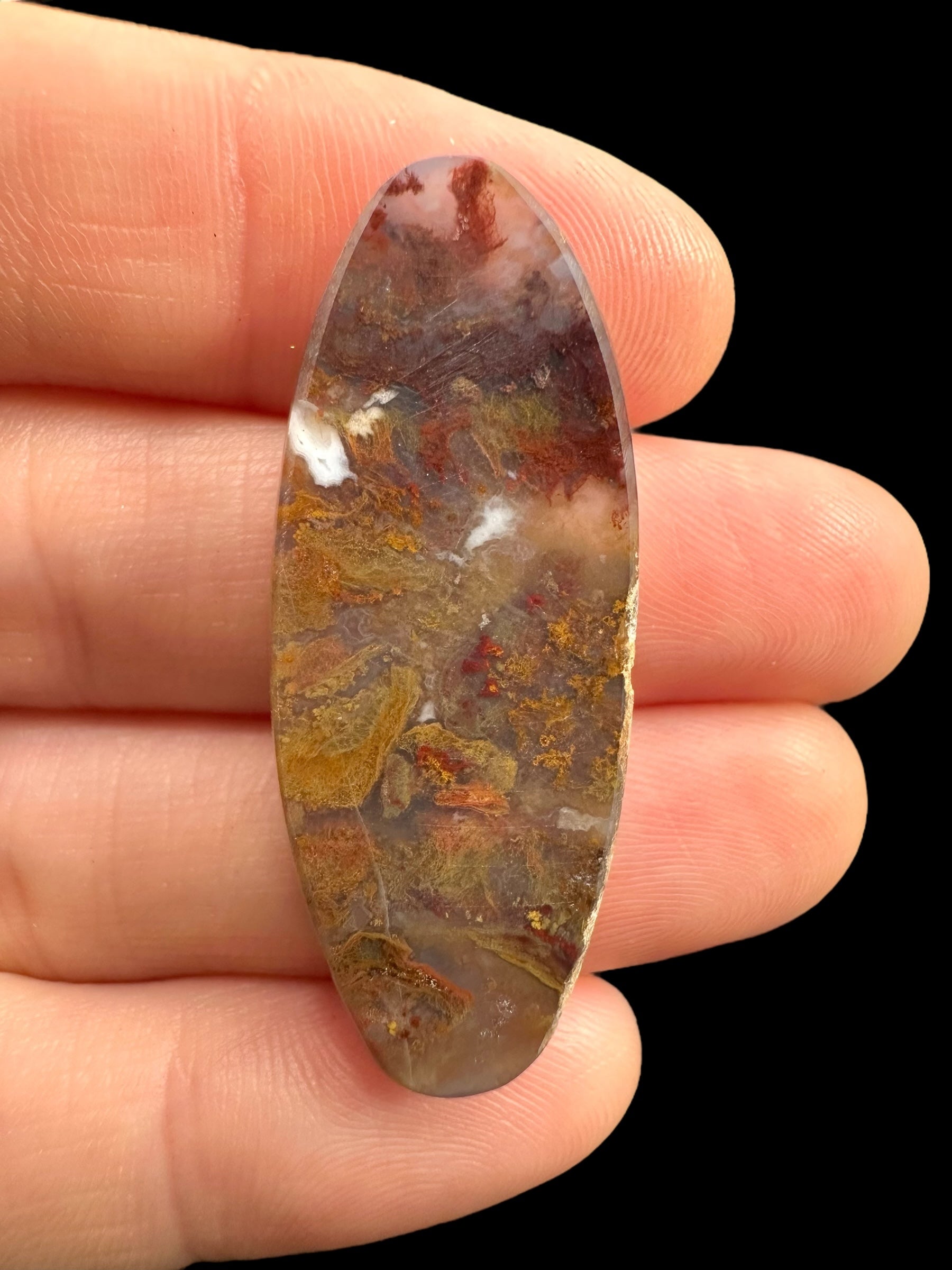 Moos agate cabochon – West Java, Indonesia - MECH178