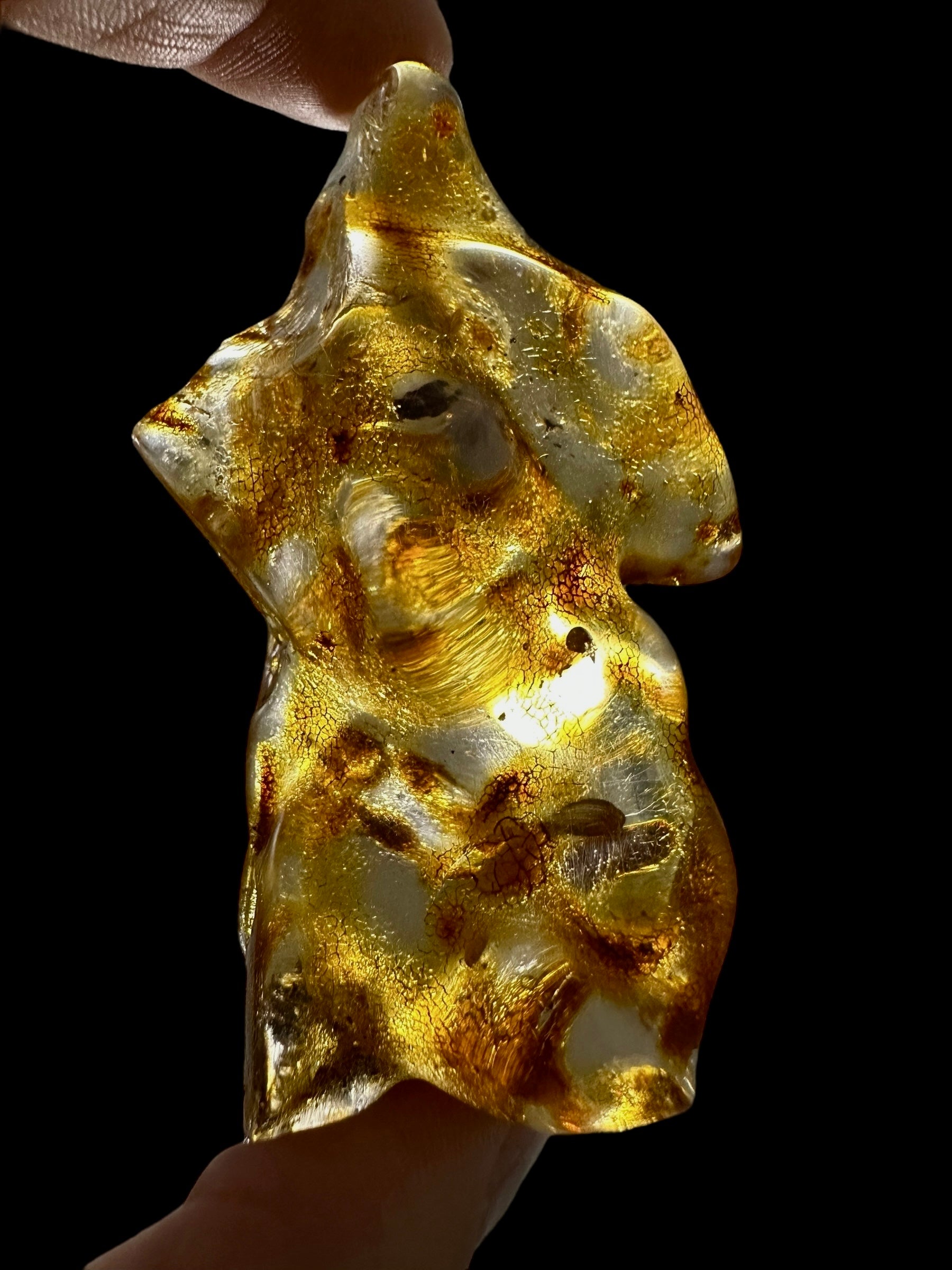 Insects in young amber (copal) 21,5g – Colombia - IK01