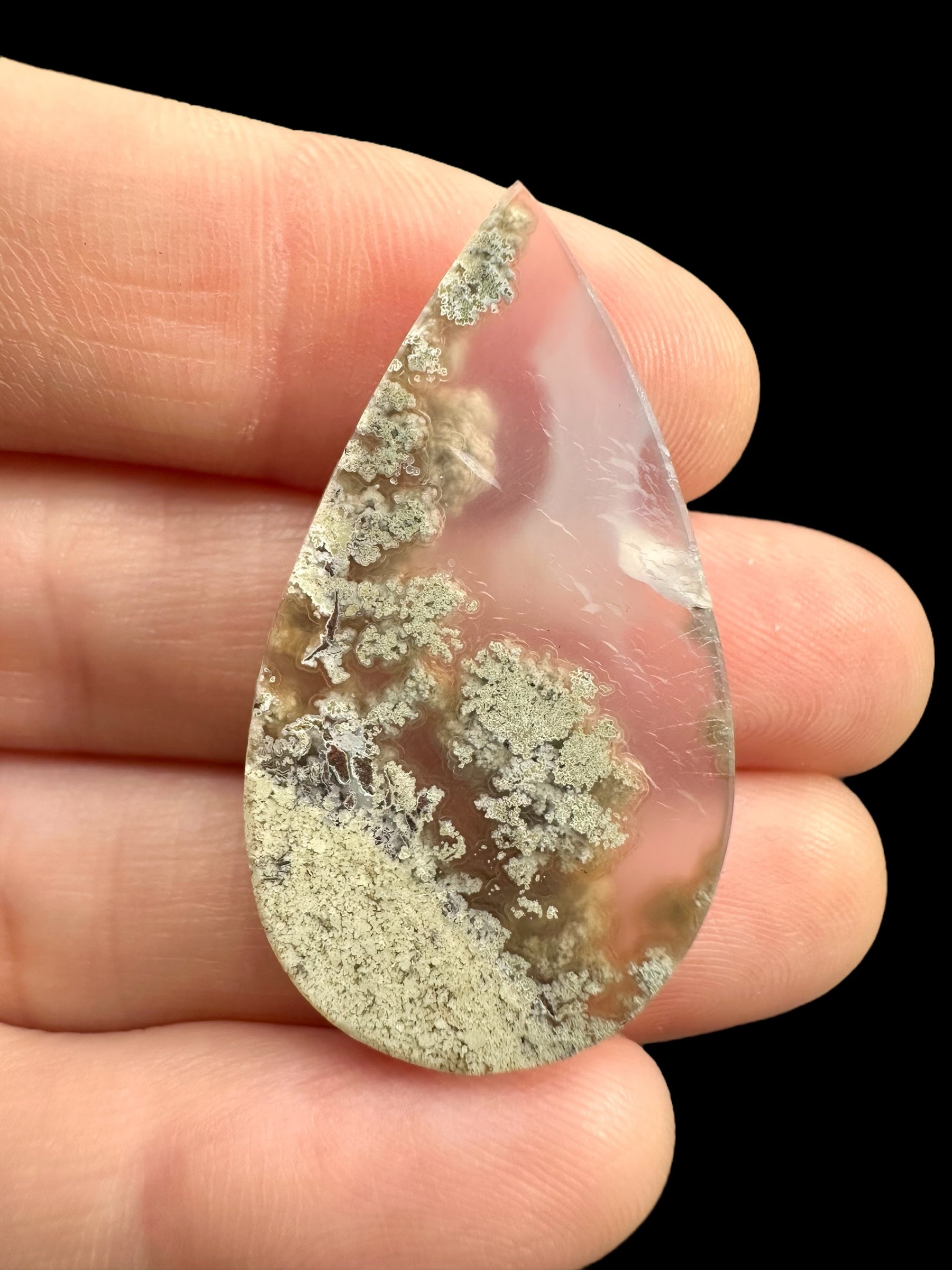 Moos agate cabochon – West Java, Indonesia - MECH184