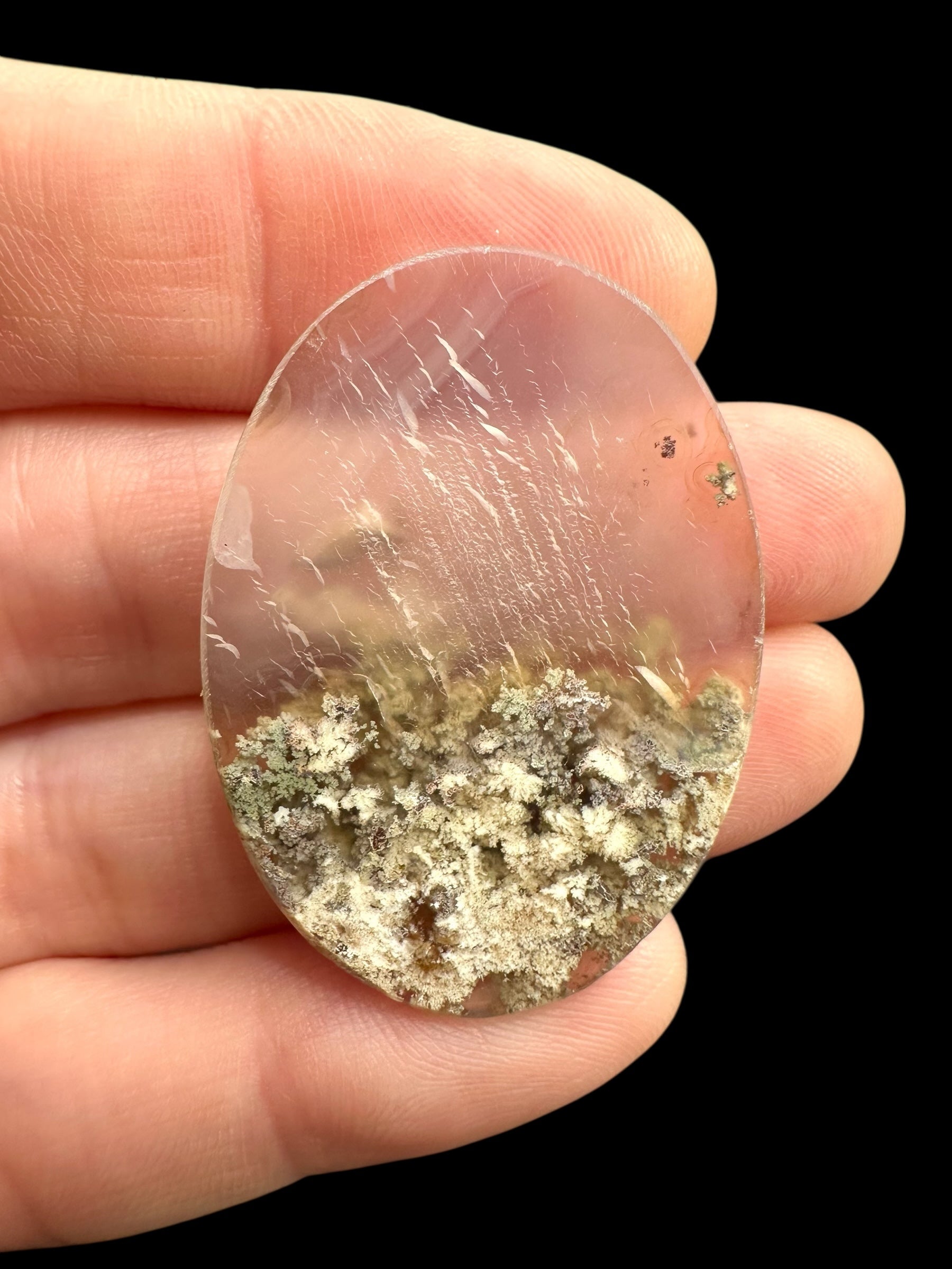 Moos agate cabochon – West Java, Indonesia - MECH191
