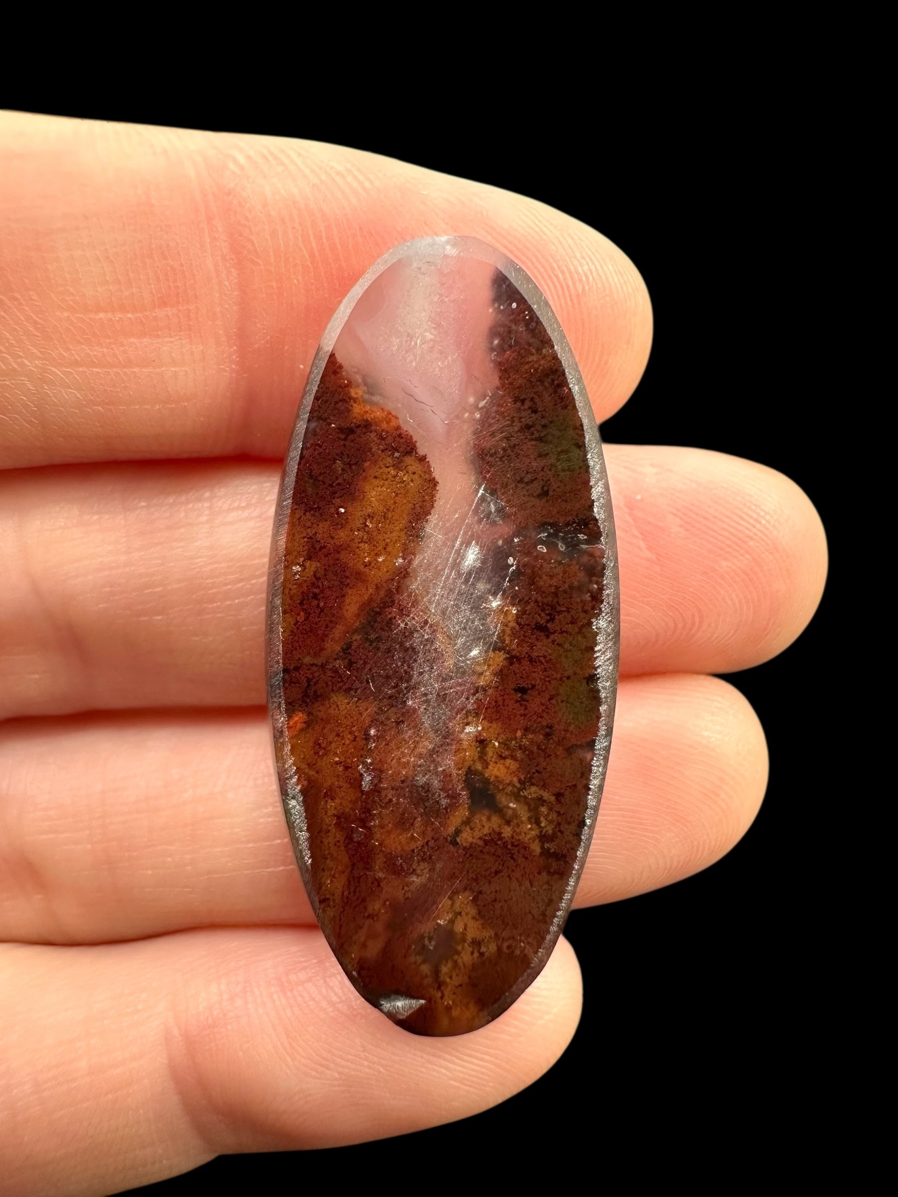 Moos agate cabochon – West Java, Indonesia - MECH193
