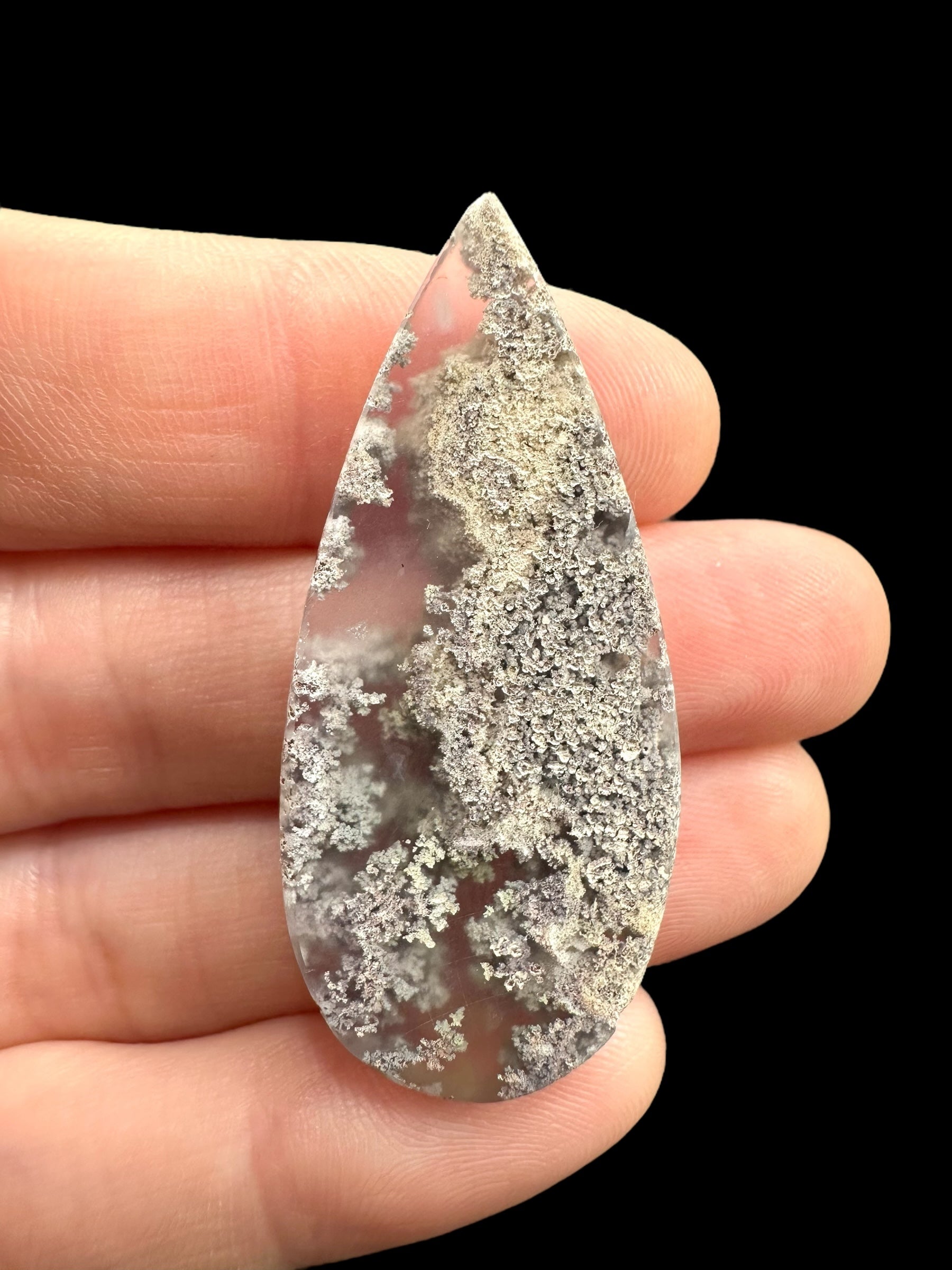 Moos agate cabochon – West Java, Indonesia - MECH196
