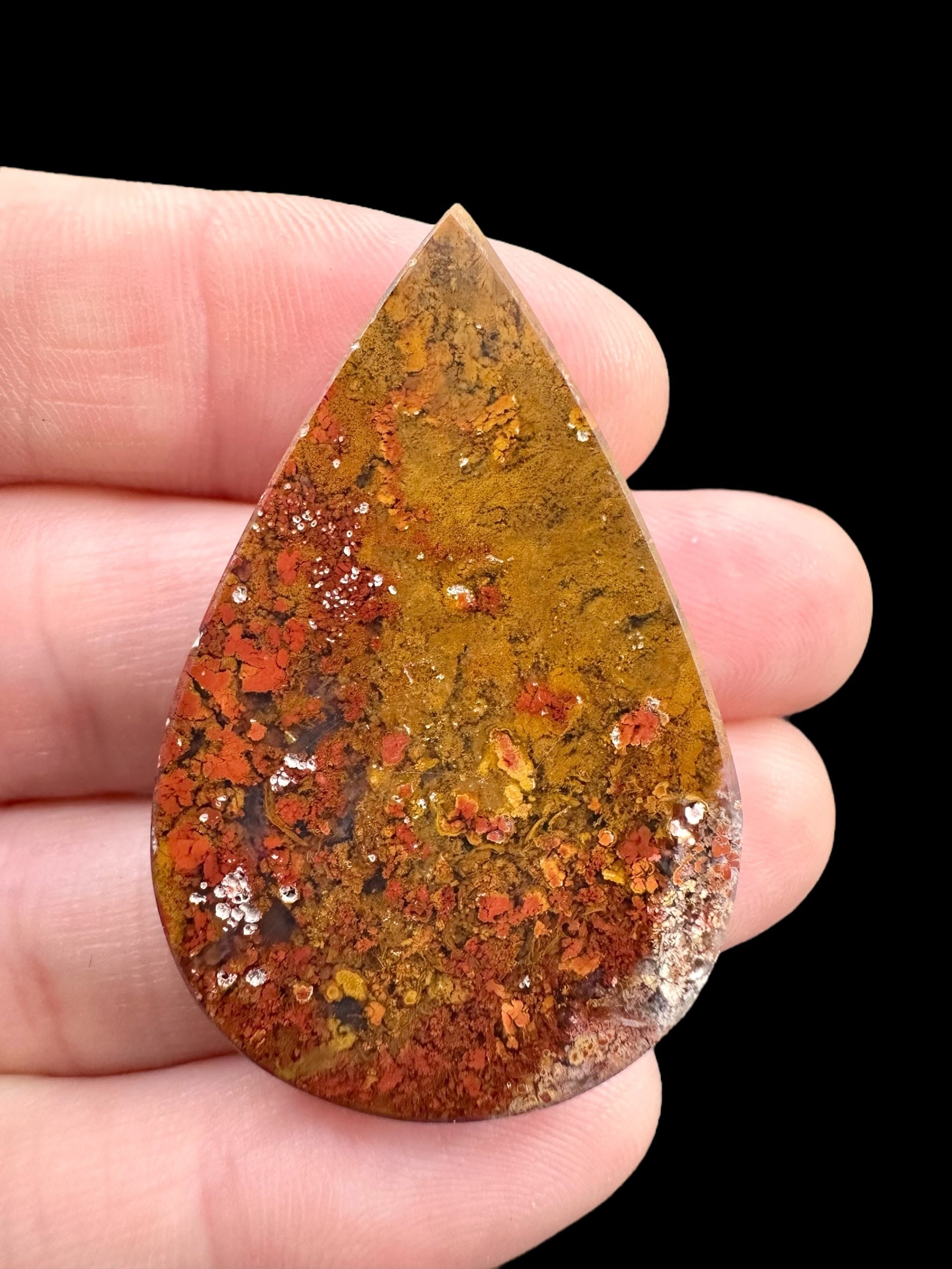 Moos agate cabochon – West Java, Indonesia - MECH201