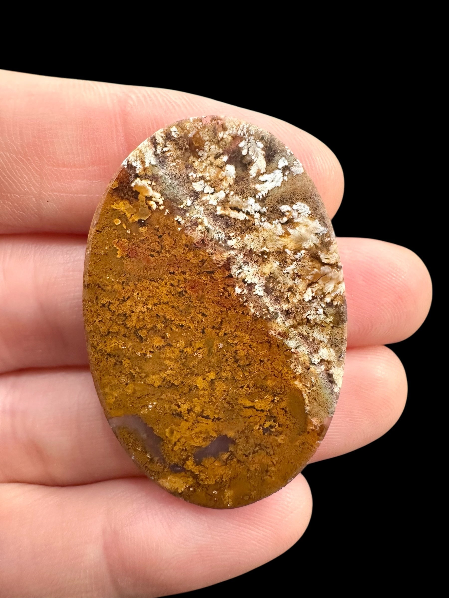 Moos agate cabochon – West Java, Indonesia - MECH204