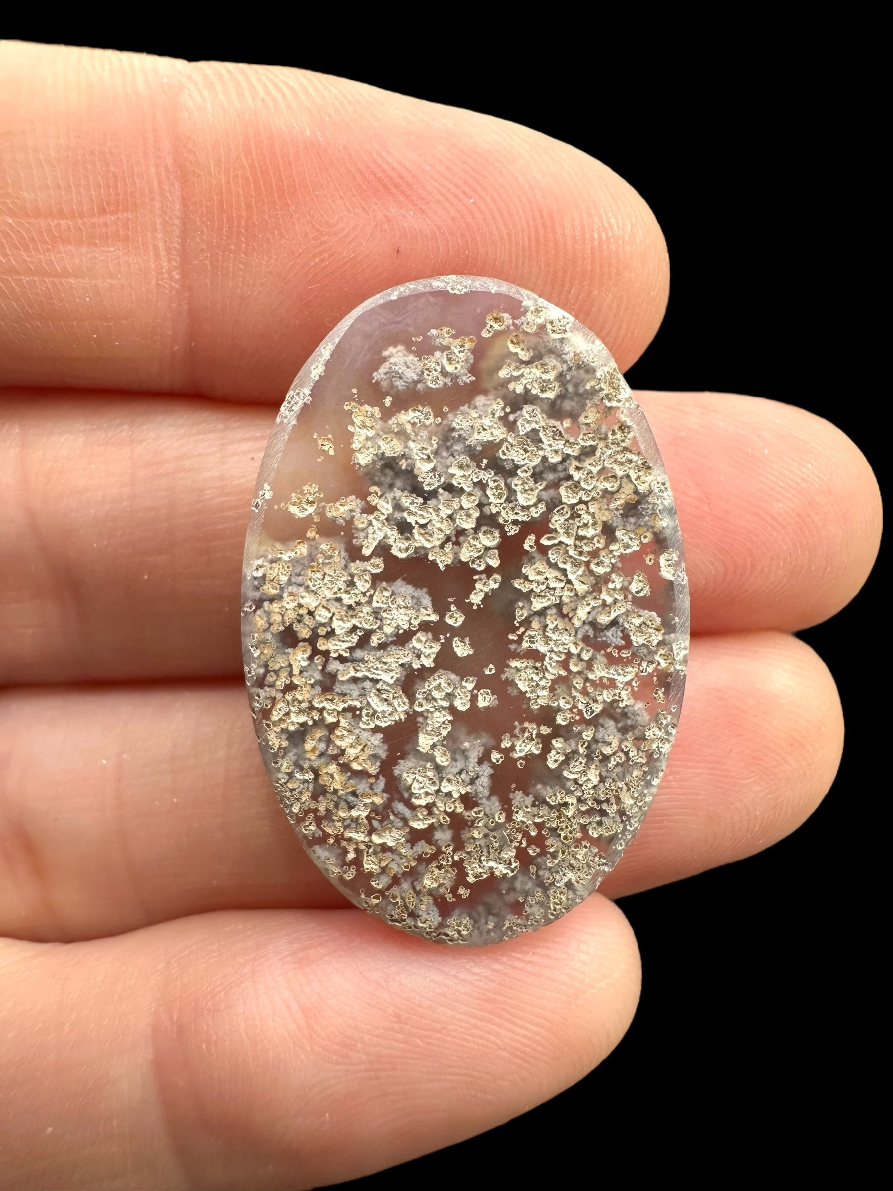 Moos agate cabochon – West Java, Indonesia - MECH207