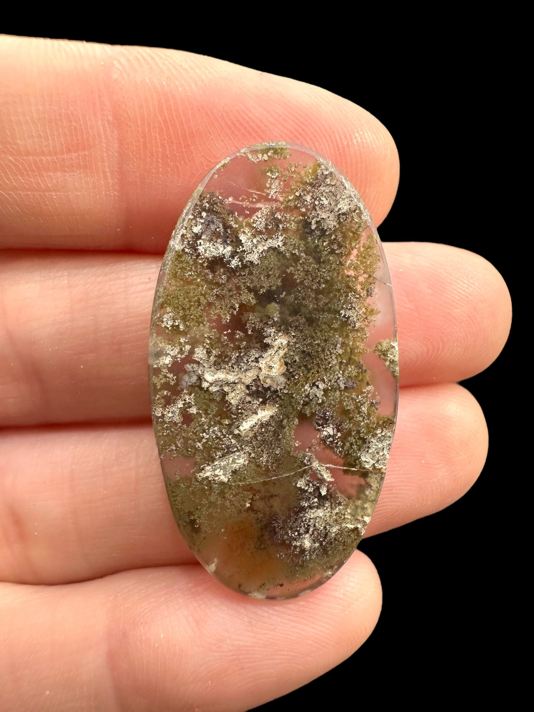 Moos agate cabochon – West Java, Indonesia - MECH208