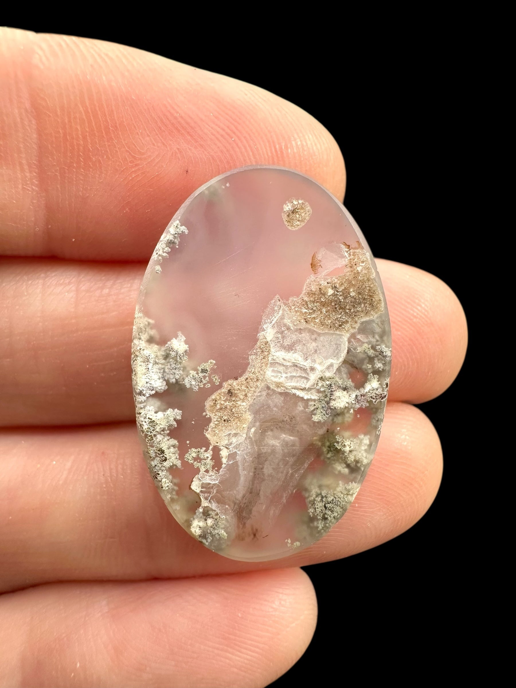 Moos agate cabochon – West Java, Indonesia - MECH209