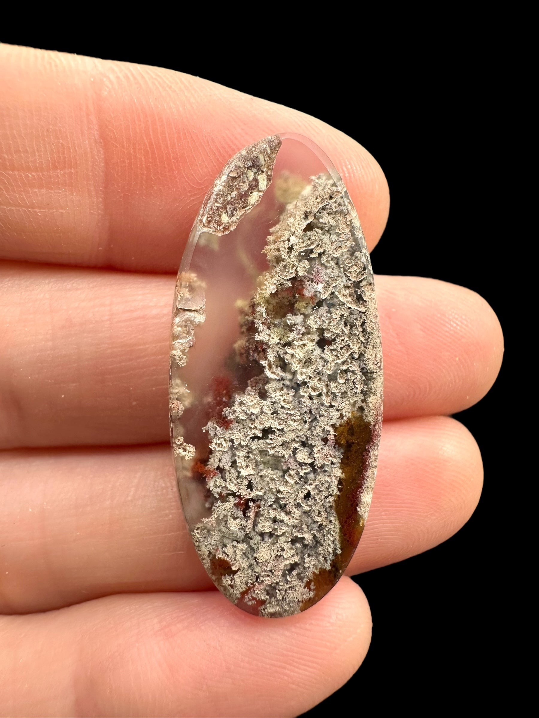Moos agate cabochon – West Java, Indonesia - MECH210
