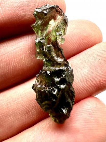 Moldavite Grezza – Maly Chlum – 2g - V348