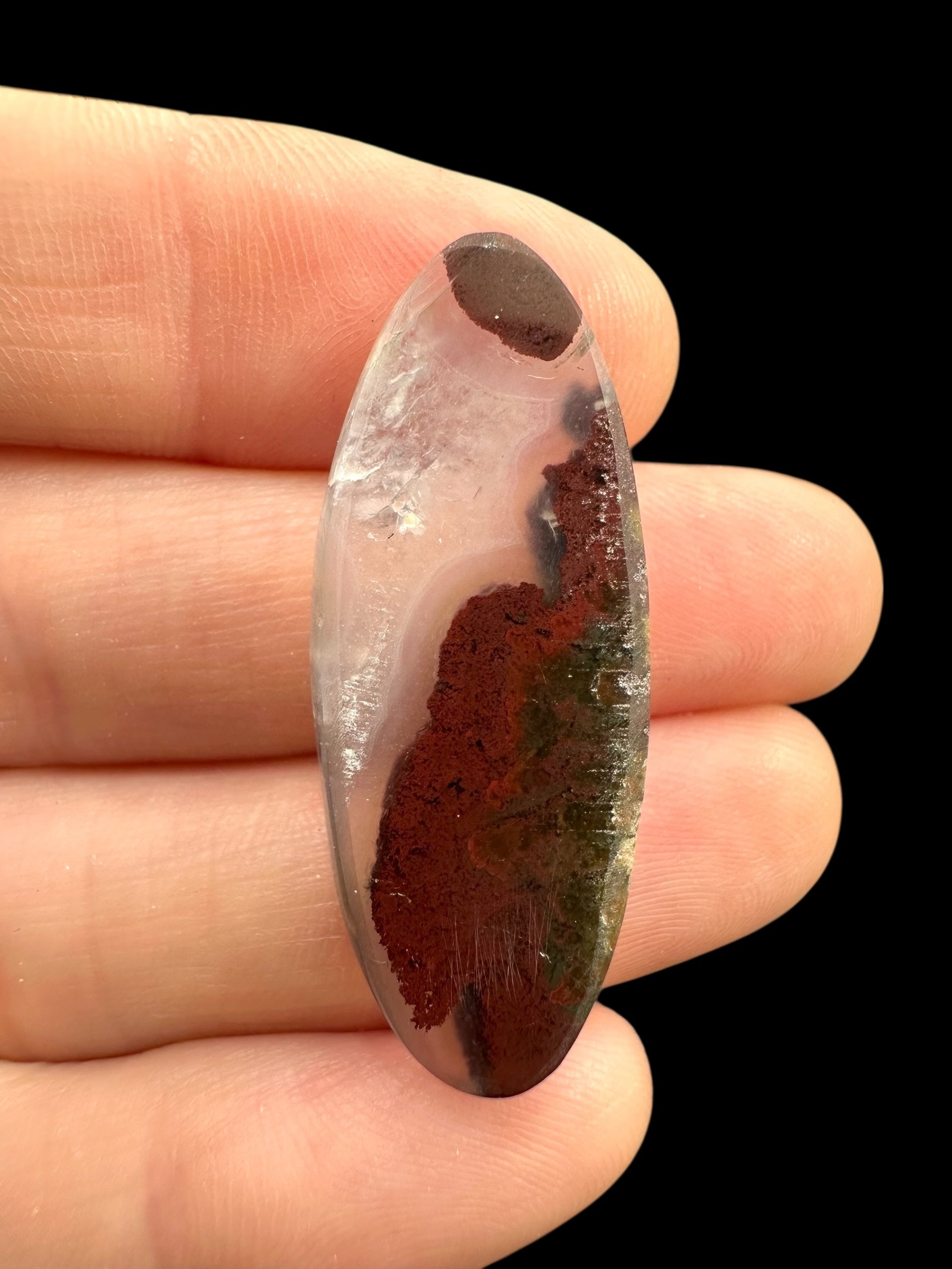 Moos agate cabochon – West Java, Indonesia - MECH213