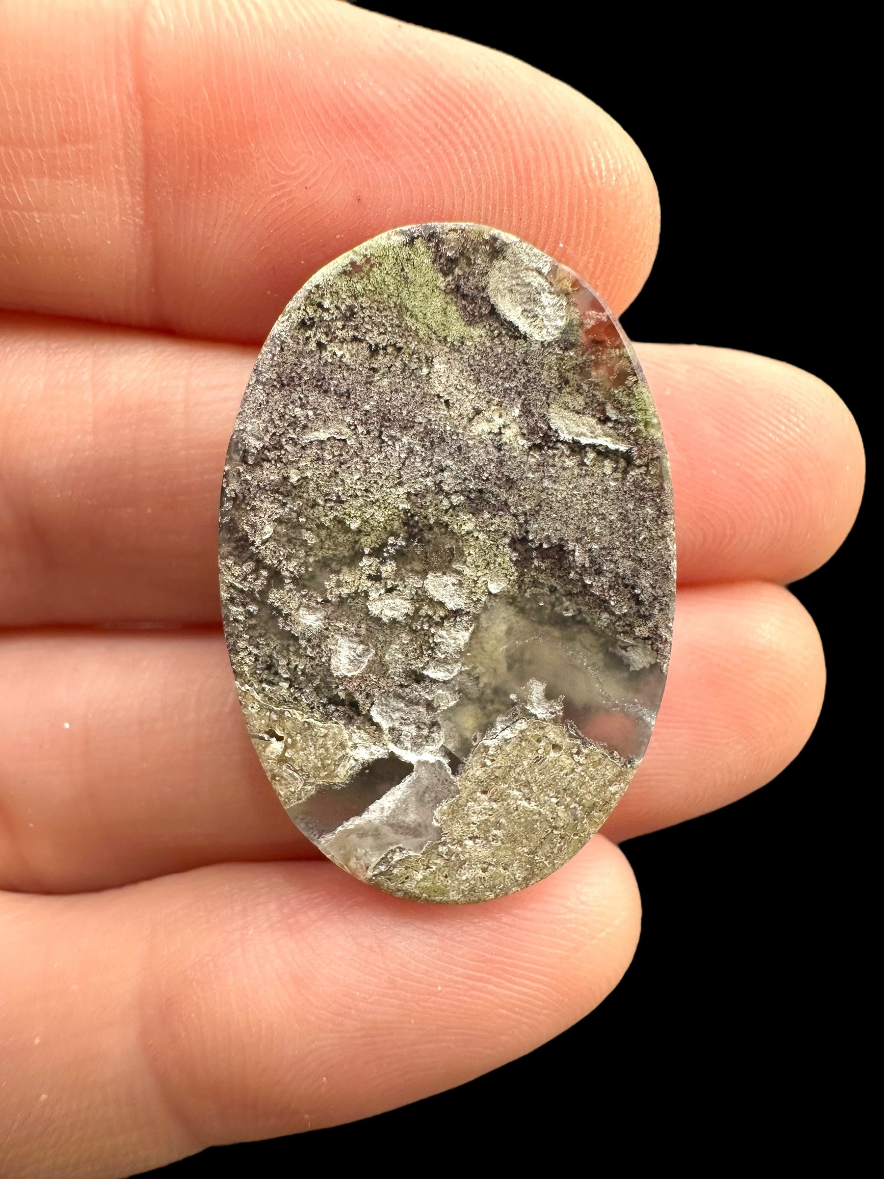 Moos agate cabochon – West Java, Indonesia - MECH214