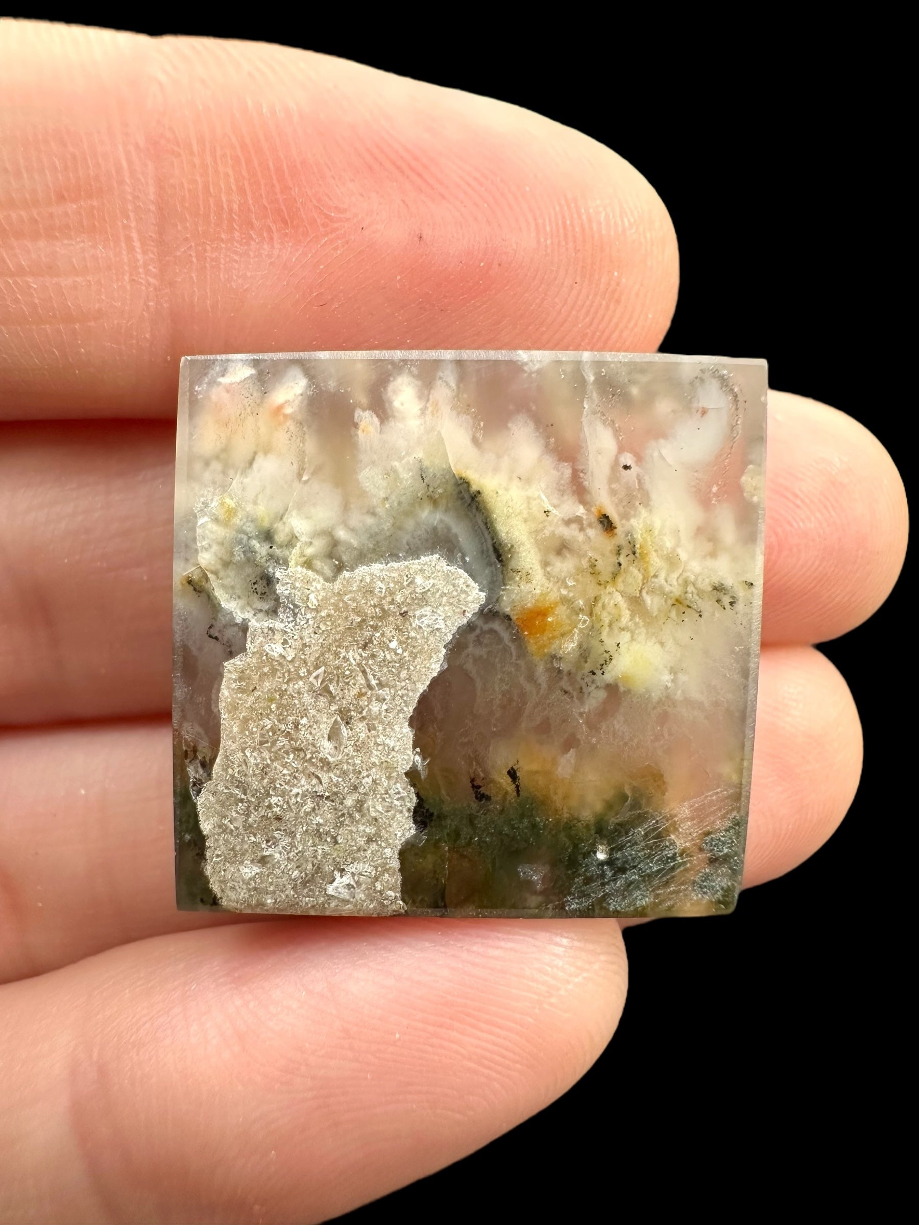 Moos agate cabochon – West Java, Indonesia - MECH215