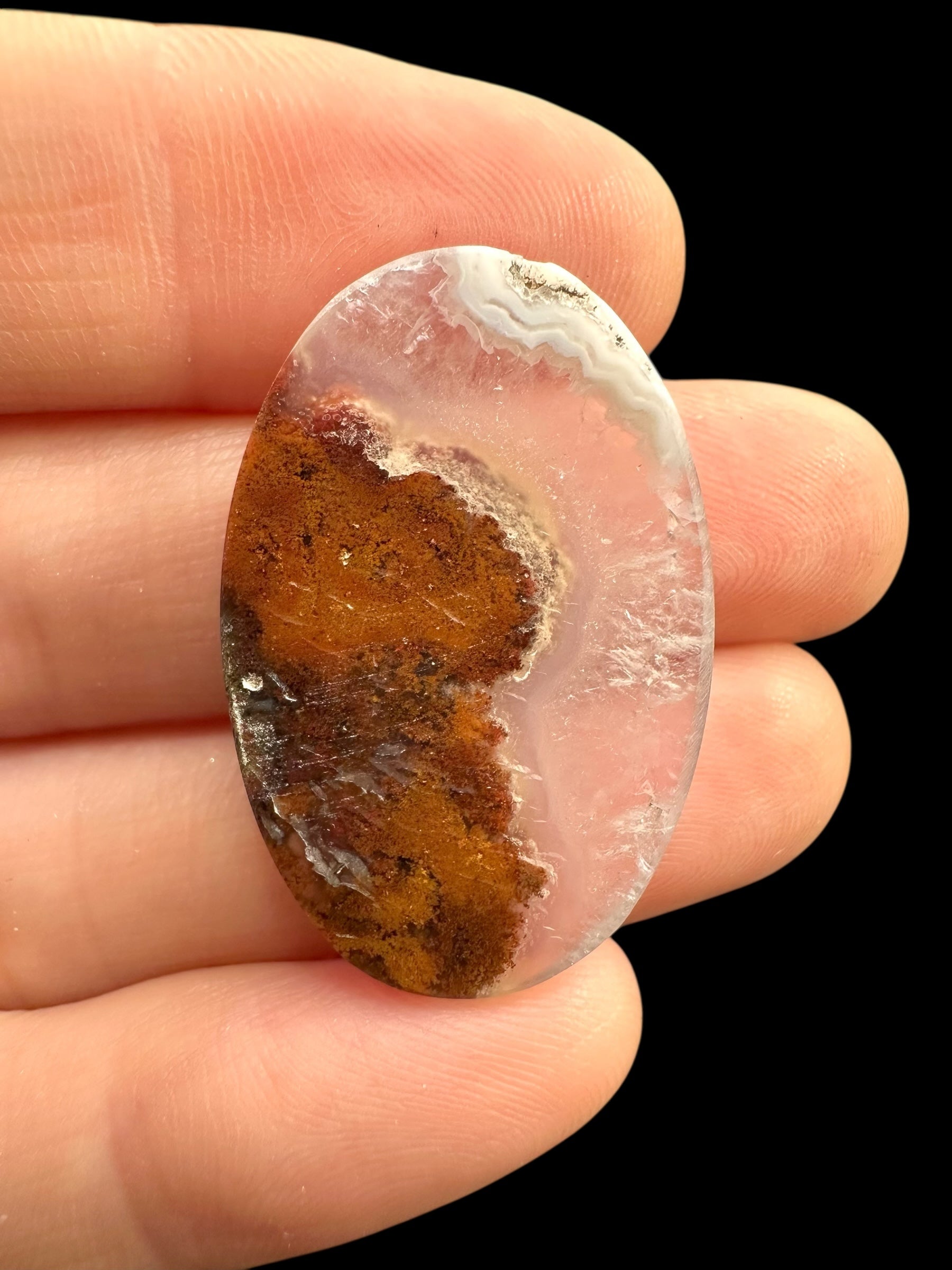 Moos agate cabochon – West Java, Indonesia - MECH216
