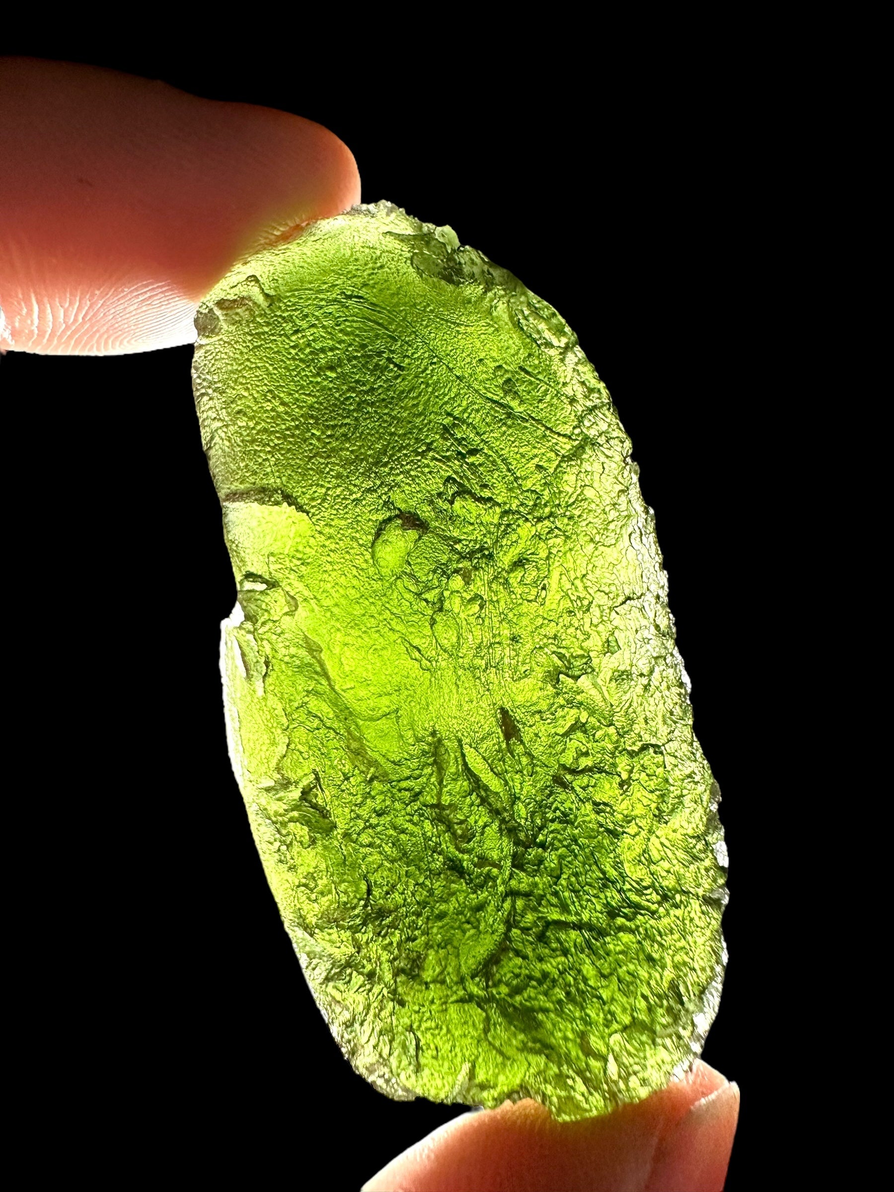 Moldavite – Nesmen – Zahrada – 41,8g - V2002