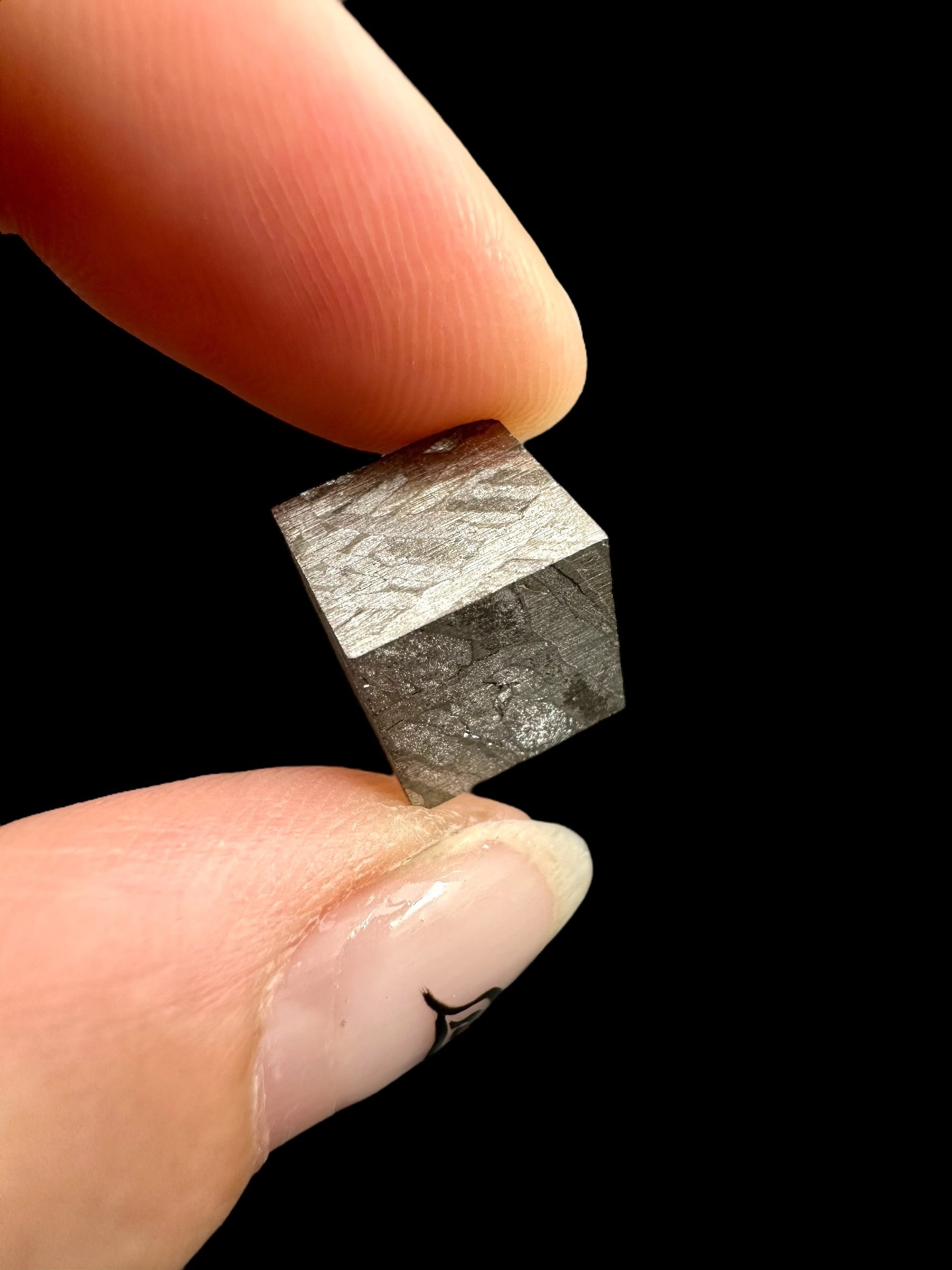 Meteorite Aletai Cube 9mm – Xinjiang, China - MEAL57