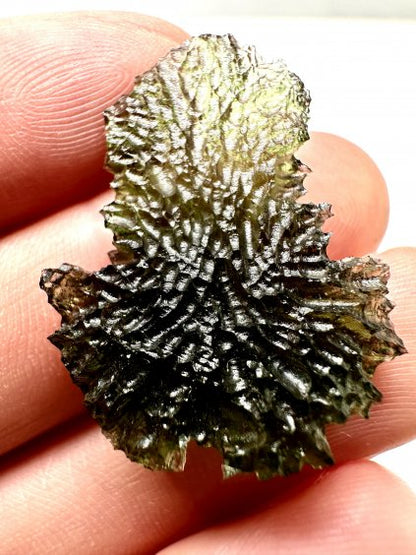 Moldavite Grezza – Maly Chlum – 4,5g - V069