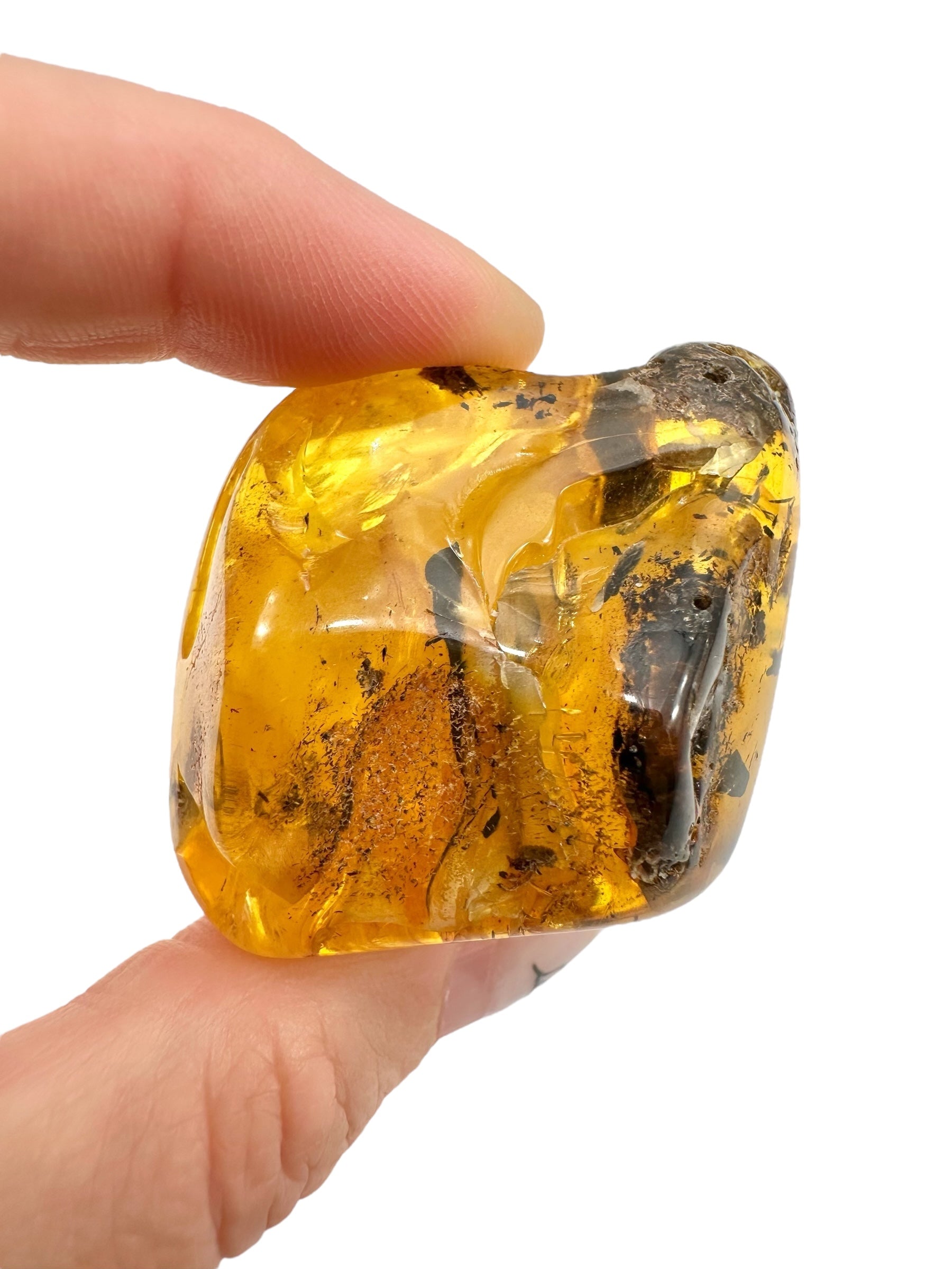 Insects in amber – Lithuania – 29,2g - IJ109