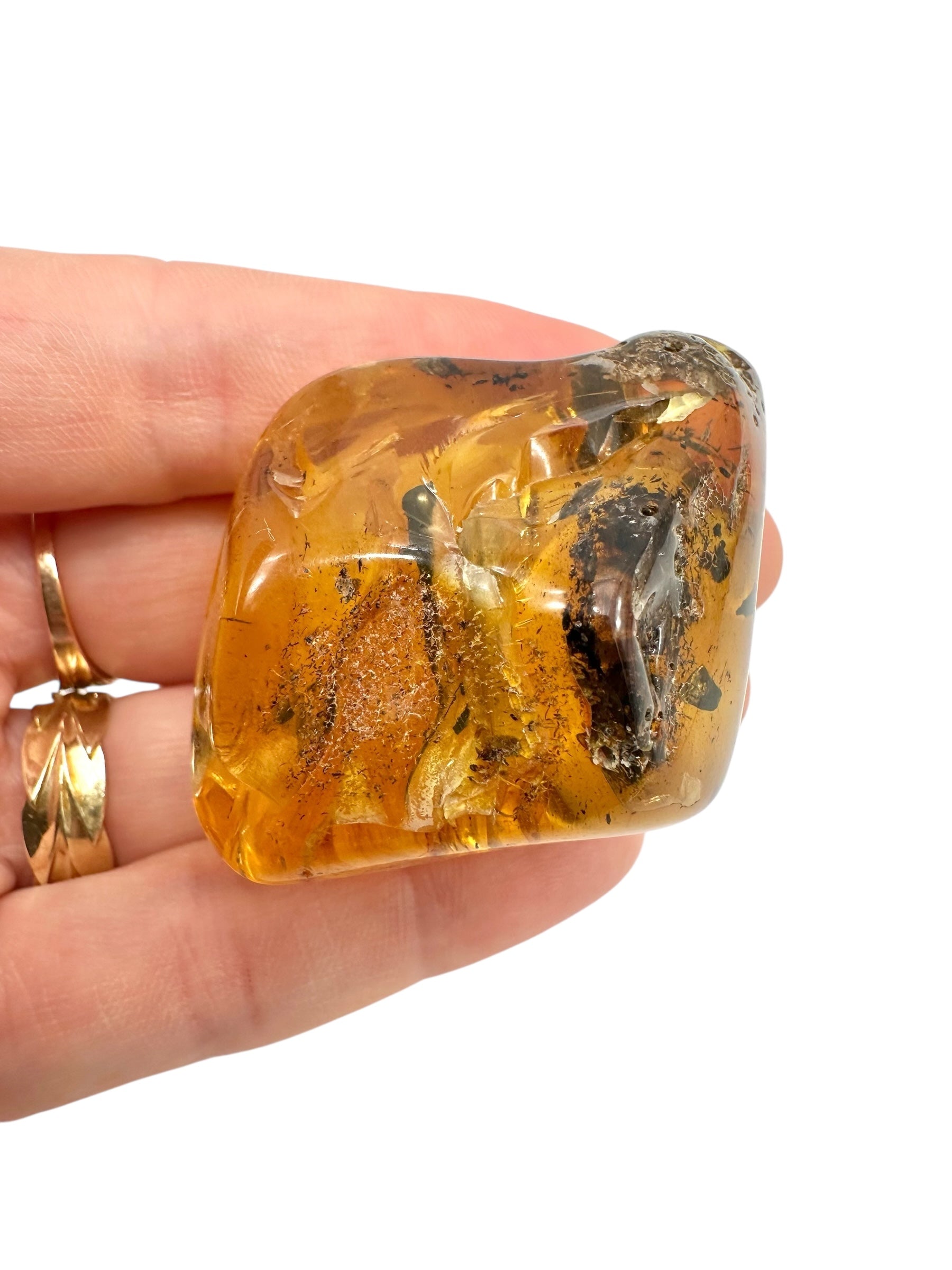 Insects in amber – Lithuania – 29,2g - IJ109