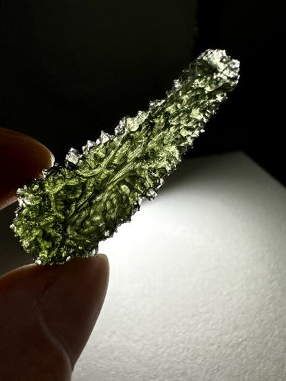 Moldavite Grezza – Maly Chlum – 7,4g - V389