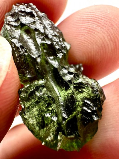 Moldavite Grezza – Maly Chlum – 3,7g - V384