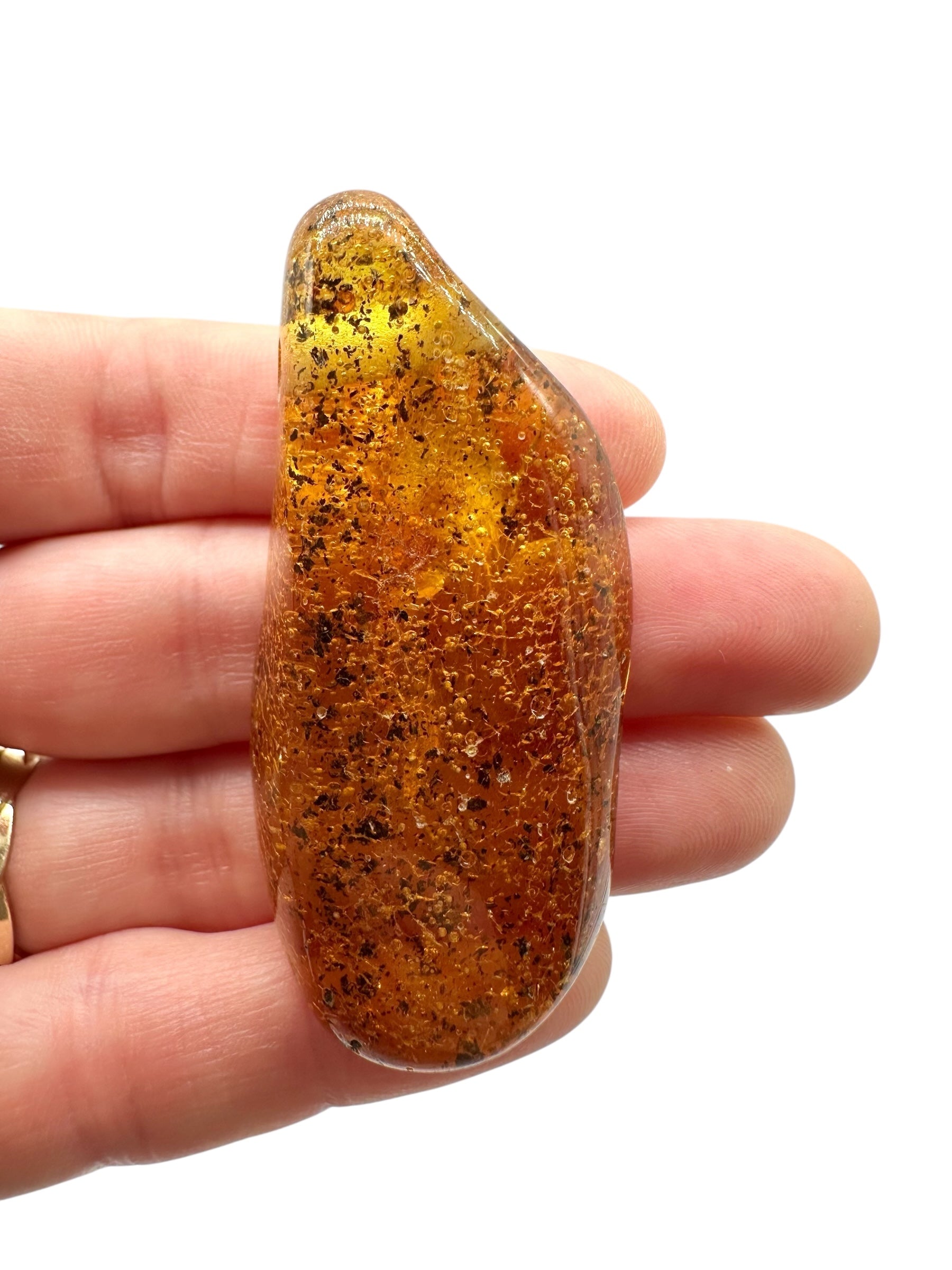 Amber with a drilled hole for hanging 10,1g – Lithuania - JND05
