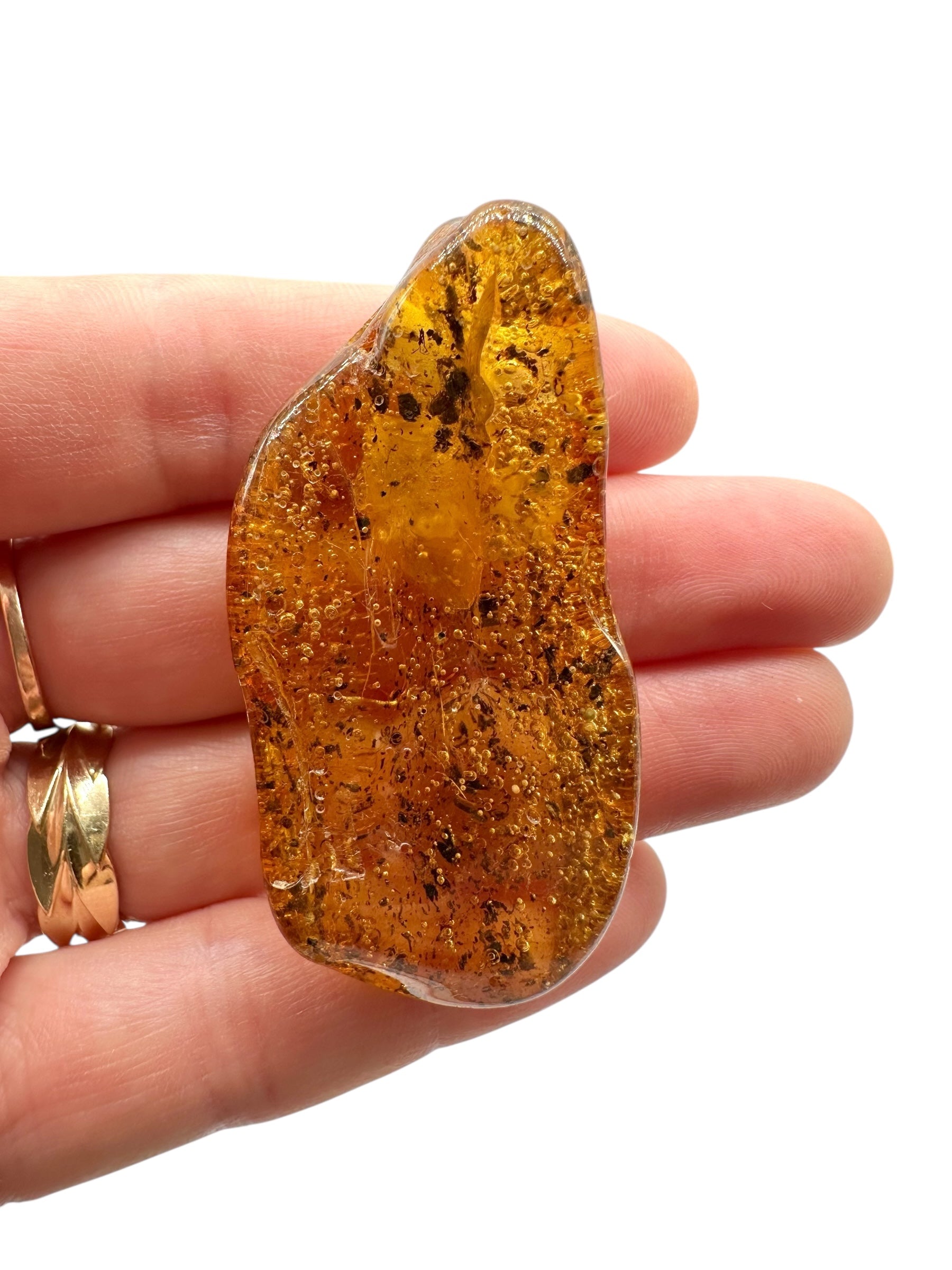 Amber with a drilled hole for hanging 10,1g – Lithuania