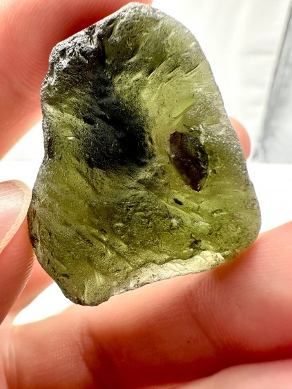 Moldavite Grezza – Plastovice – 15,9g - V397