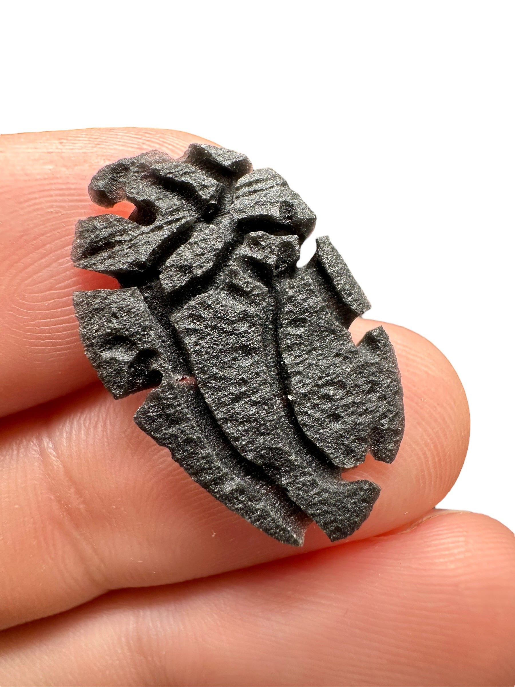 Carpathian obsidian 1,1g (Hedgehog) – Slovakia - OBJ125