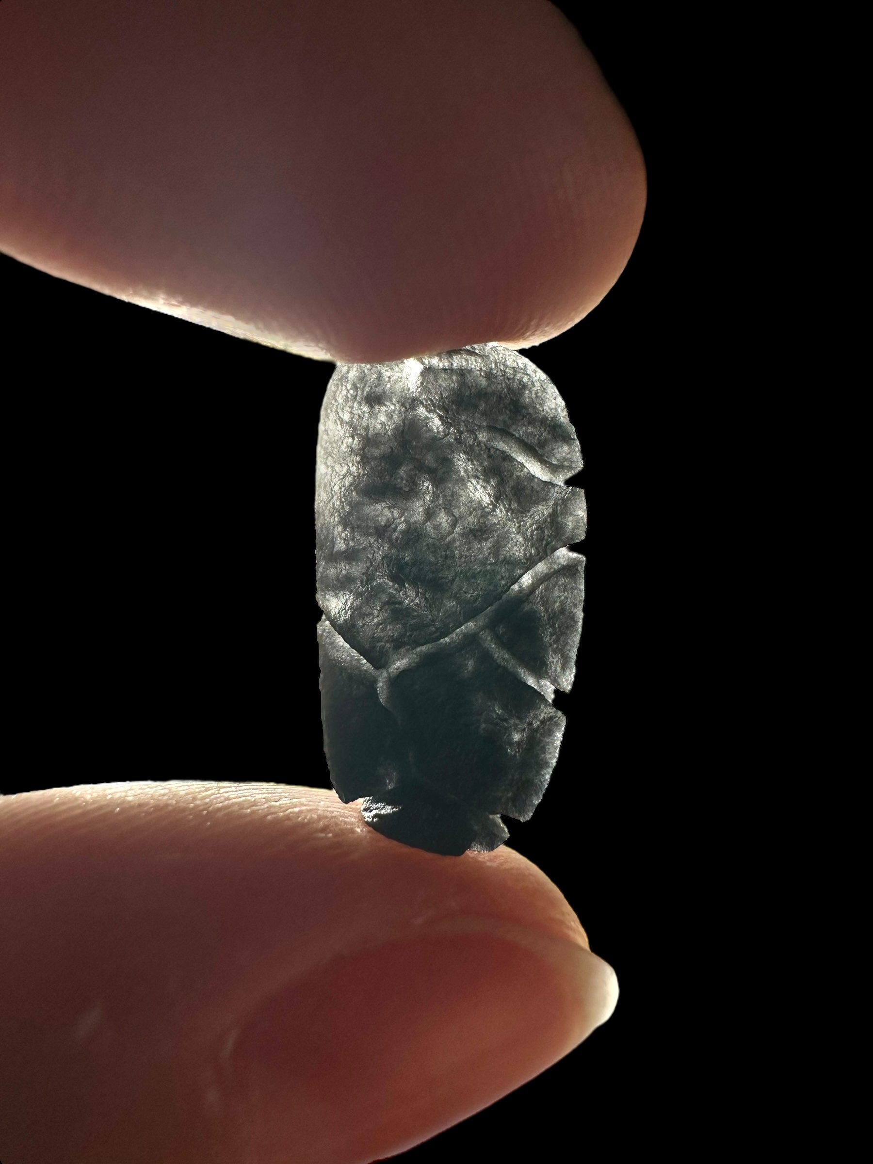 Carpathian obsidian 0,8g (Hedgehog) – Slovakia - OBJ127
