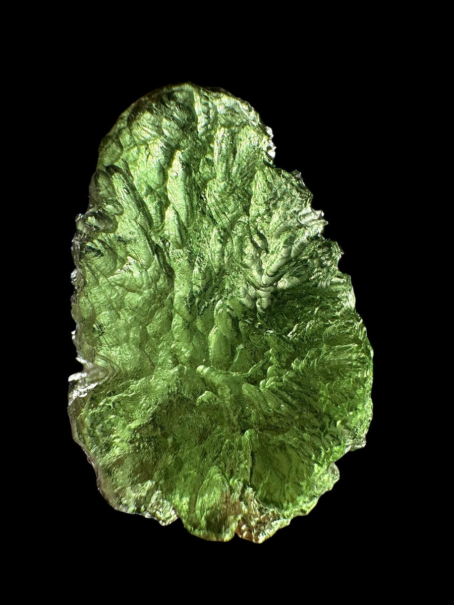 Moldavite – Marouskovo pole – 4,1g - V2178 retroilluminata